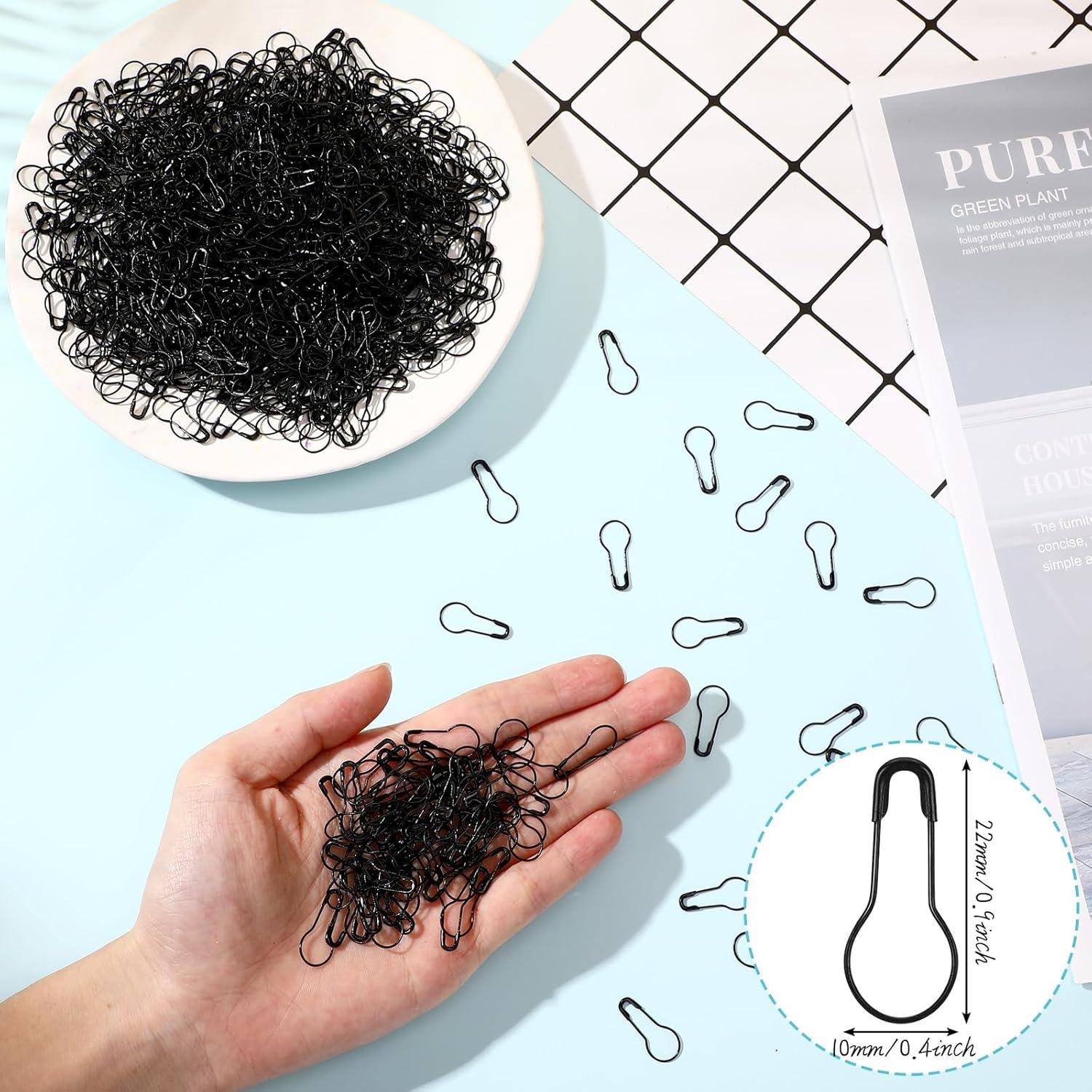 Marcadores de Puntos de Ganchillo Ysleen 1500 Pcs Negro