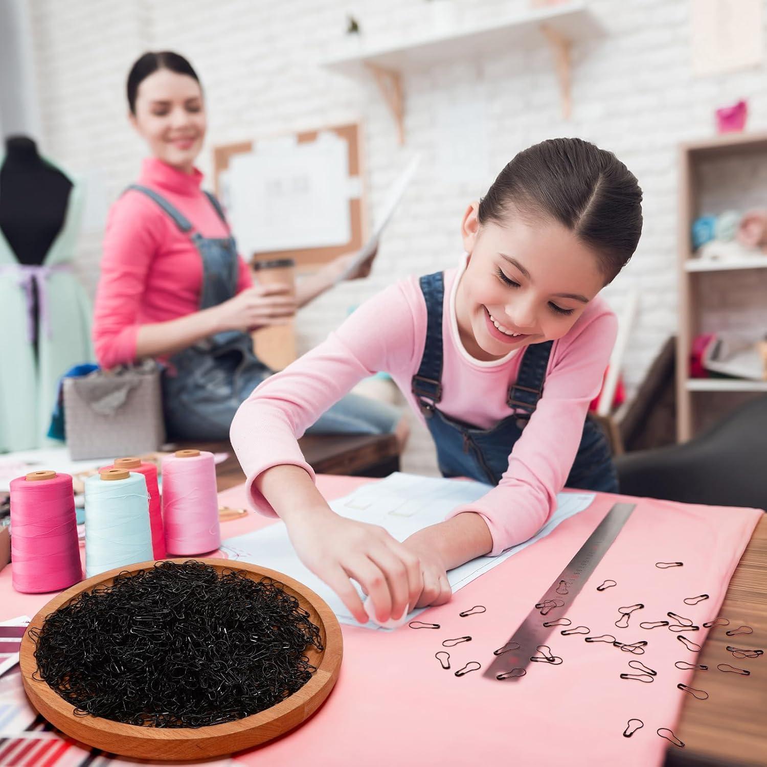 Marcadores de Puntos de Ganchillo Ysleen 1500 Pcs Negro