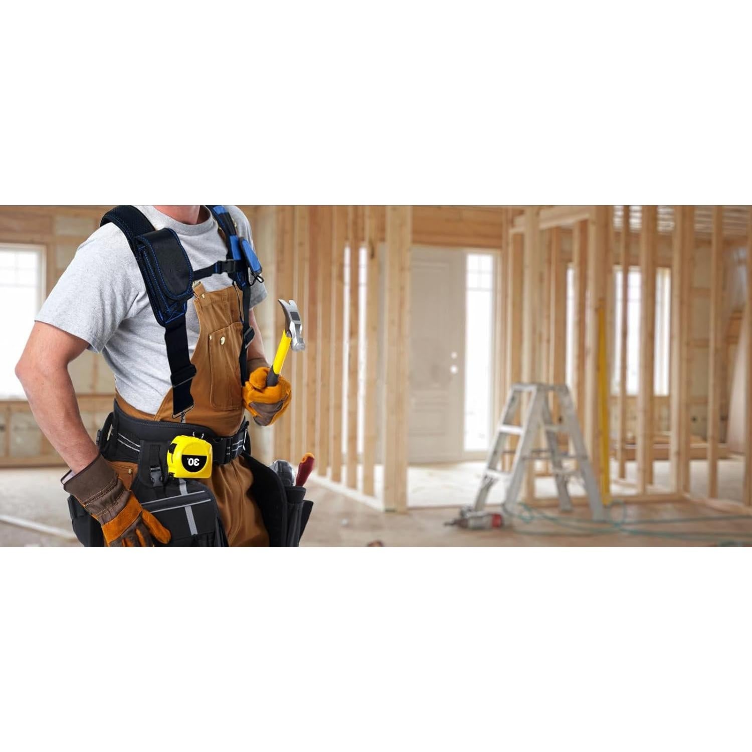 Suspenders Magnéticos Paizon SP-W41 para Cinturón de Herramientas