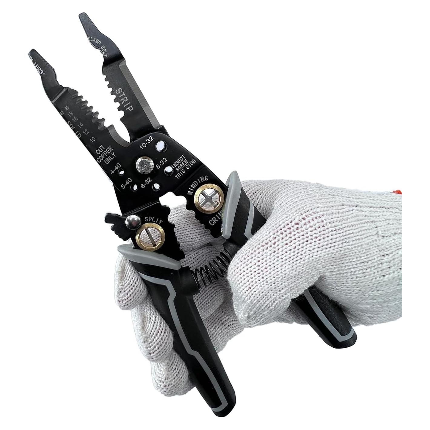 Herramienta Desforradora 9 en 1 Groword - Cortador de Cables 20-50 AWG