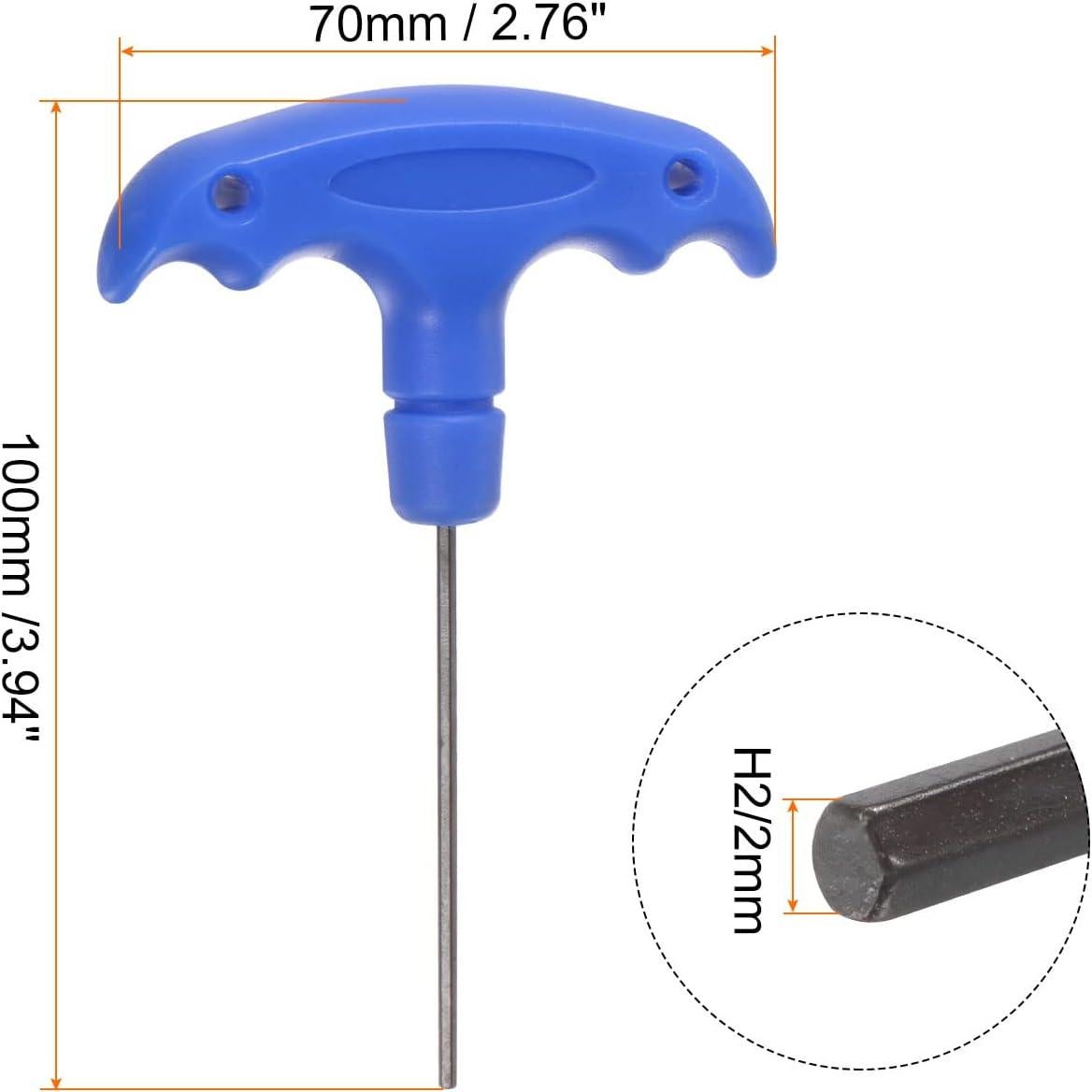 Llave Hexagonal T-HANDLE HARFINGTON H2 2mm Acero S2