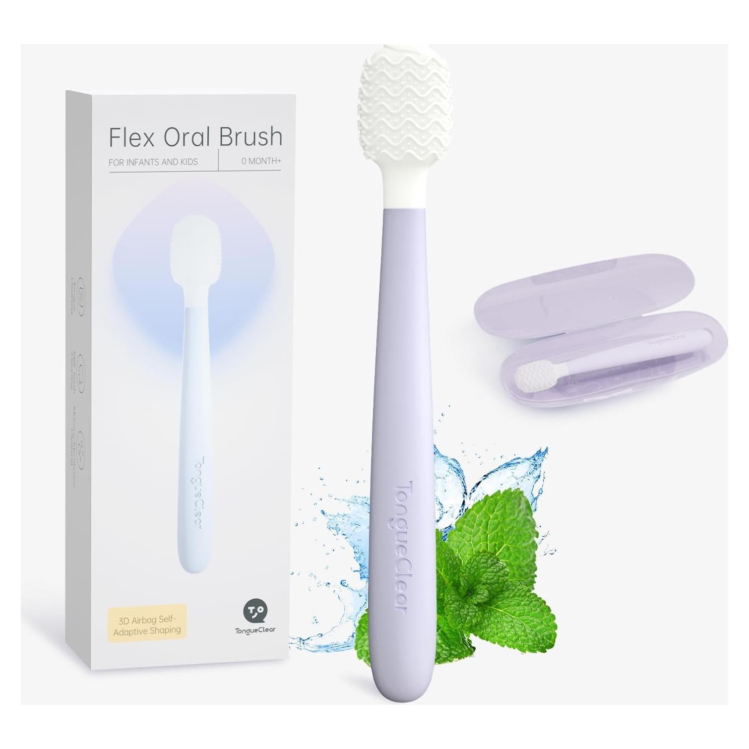 Raspador de Lengua para Bebés Tongueclear 360° - Limpiador Oral