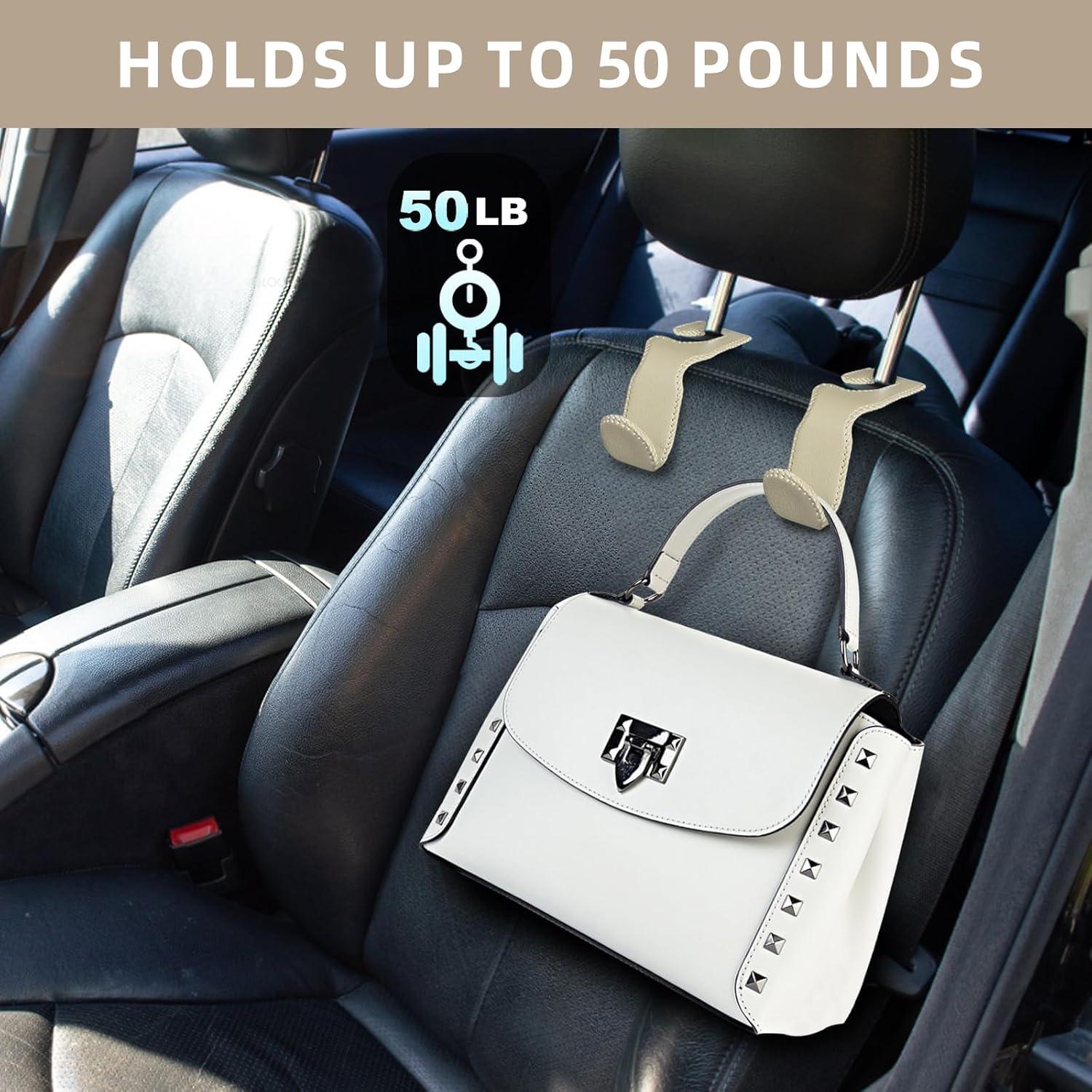 Ganchos para Bolsos de Auto Etre Jeune Beige - Paquete de 2