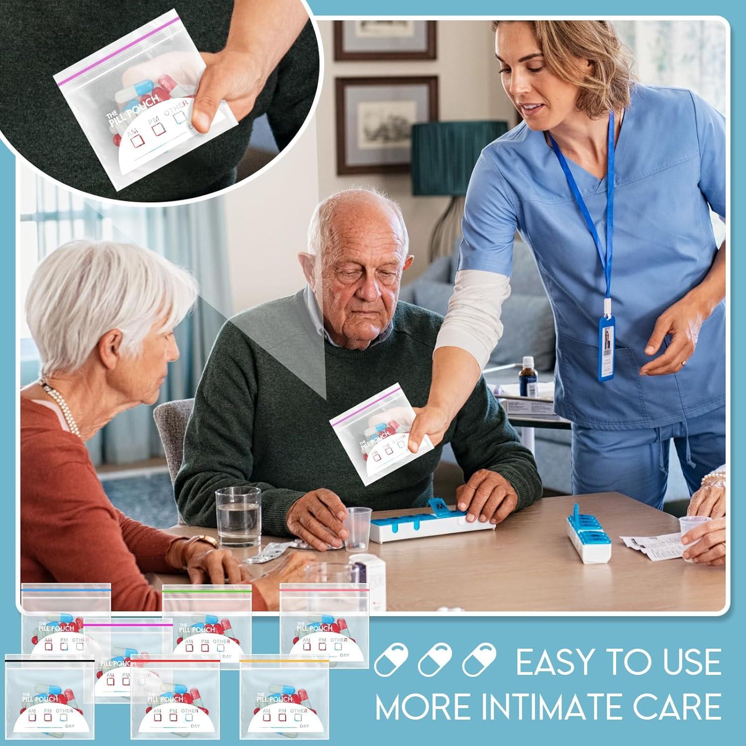 Fulmoon 700 Bolsas de Píldoras Desechables Codificadas por Color