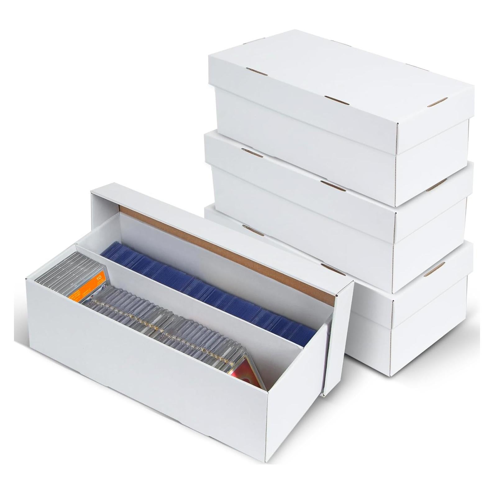 Caja de Almacenamiento de Cartas ULTRGEE - 4 Paquetes - 2 Filas