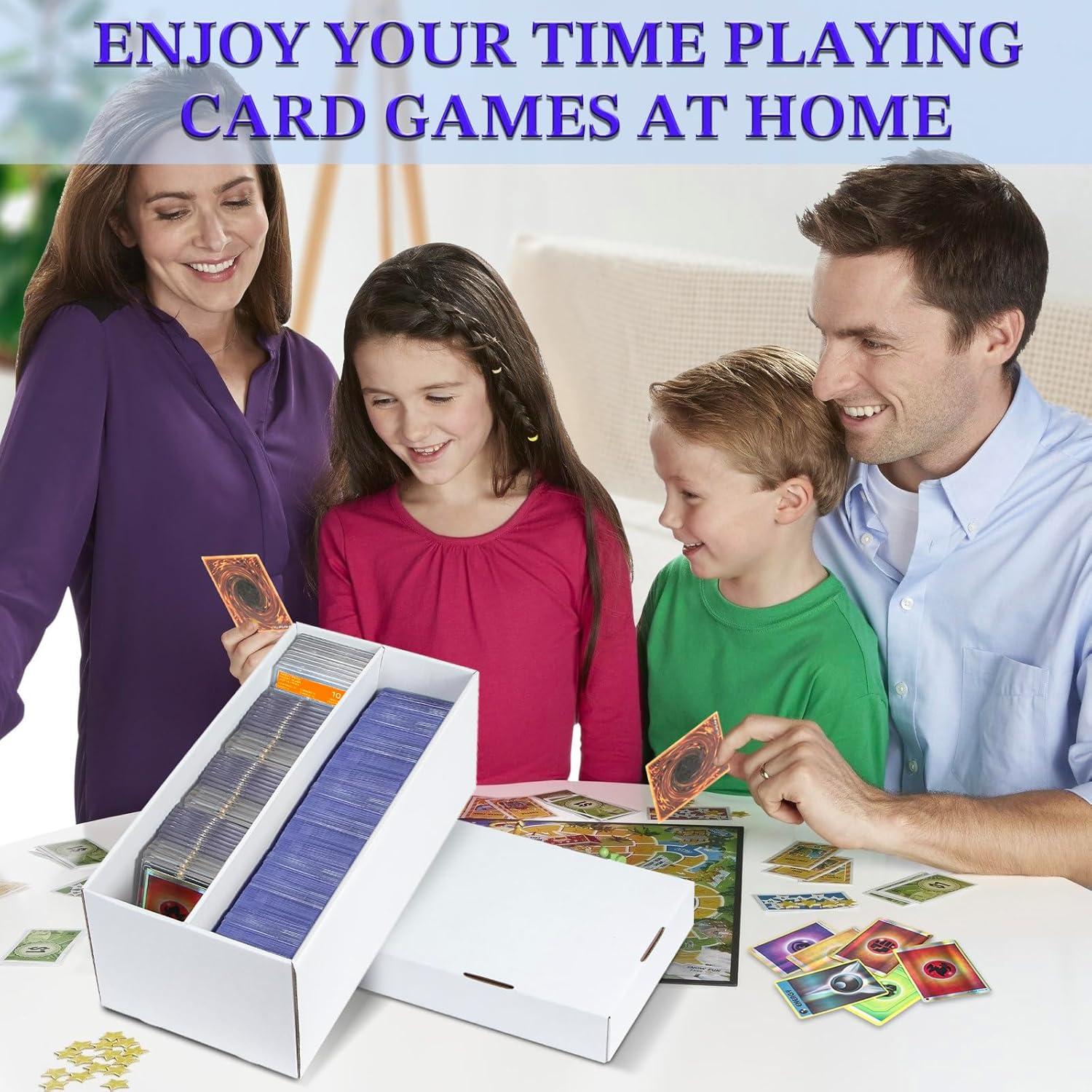 Caja de Almacenamiento de Cartas ULTRGEE - 4 Paquetes - 2 Filas