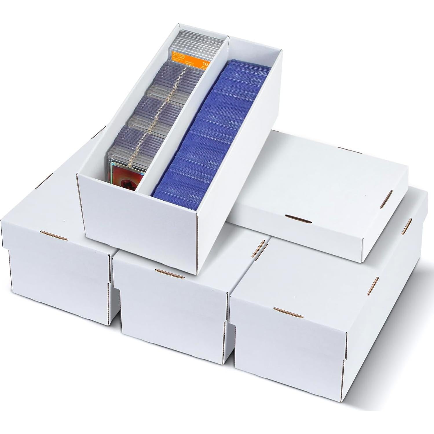 Caja de Almacenamiento de Cartas ULTRGEE - 4 Paquetes - 2 Filas