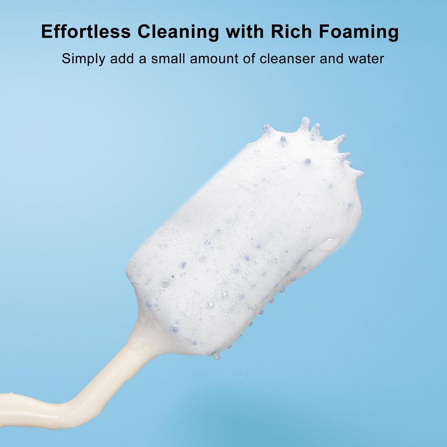 Juego de Cepillos de Botellas ePiiChua 3 en 1 Silicona Gris