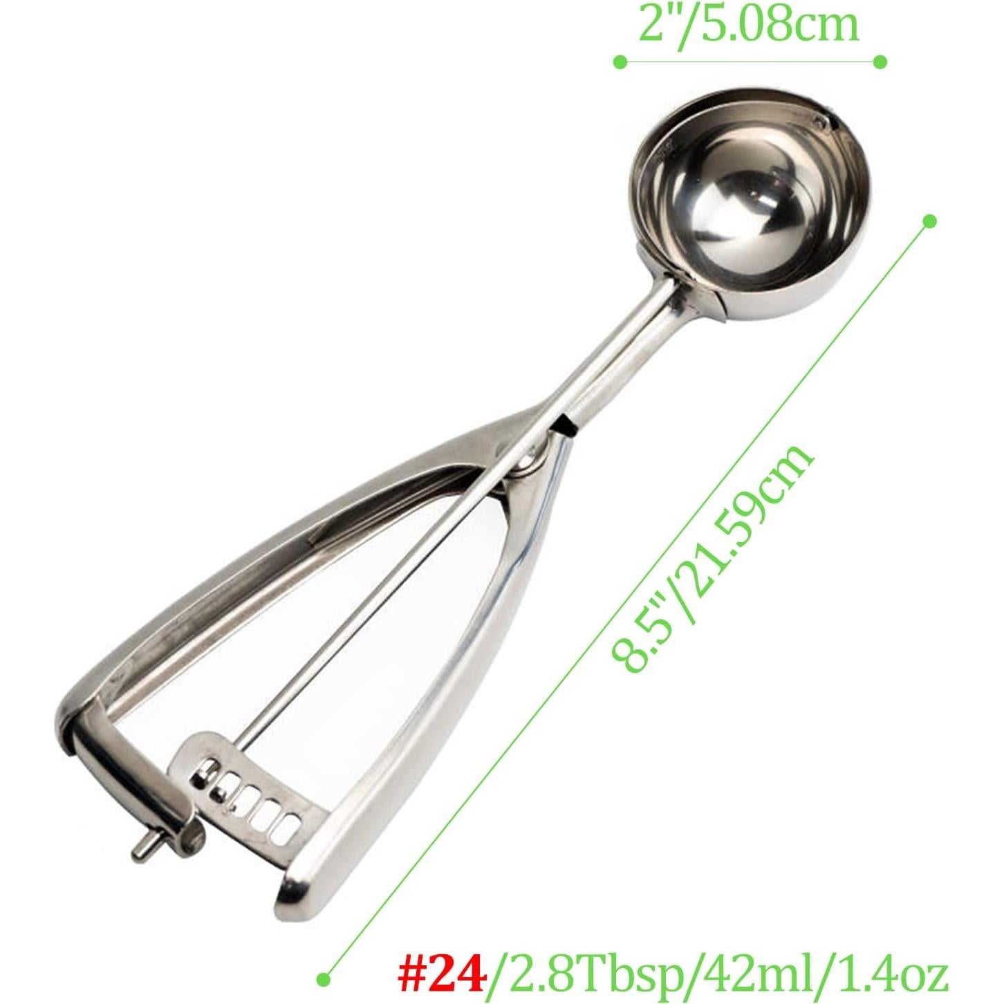 Cucharón de Galleta Mediano Acero Inoxidable 18/8 42 ml