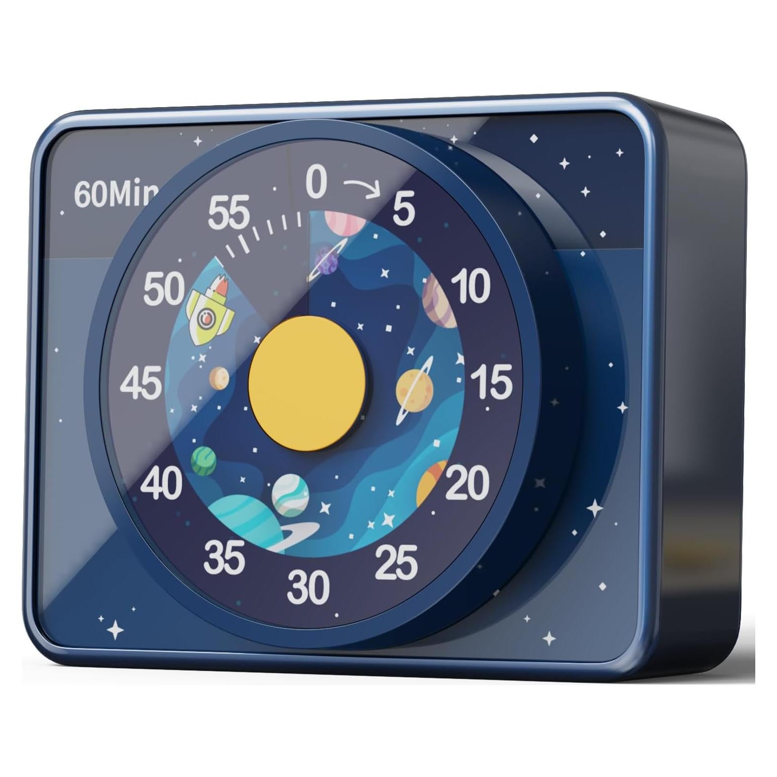 Temporizador Visual VOCOO Azul para Niños - Cielo Estrellado 60 Min