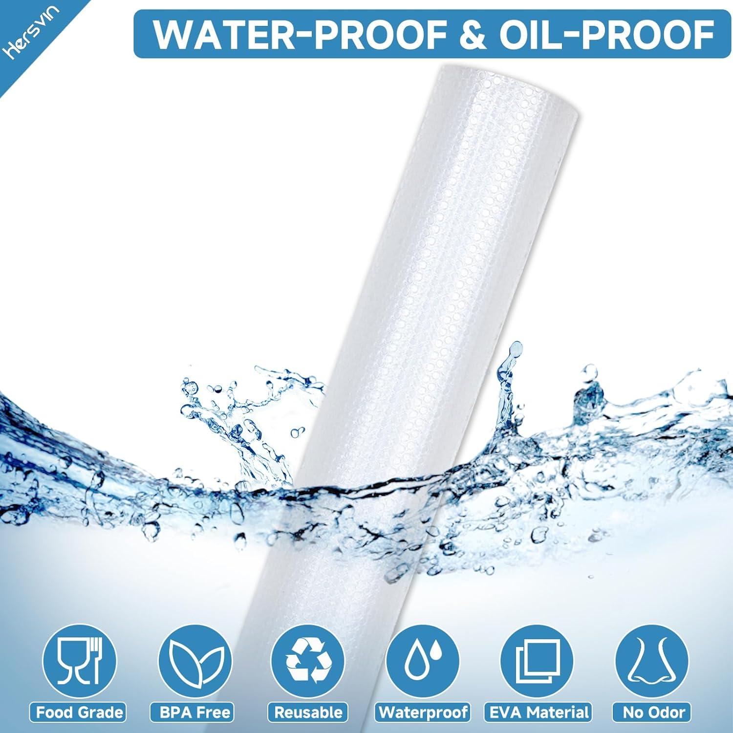 Forro Antideslizante EVA Hersvin 25.4 cm x 6.1 m Transparente