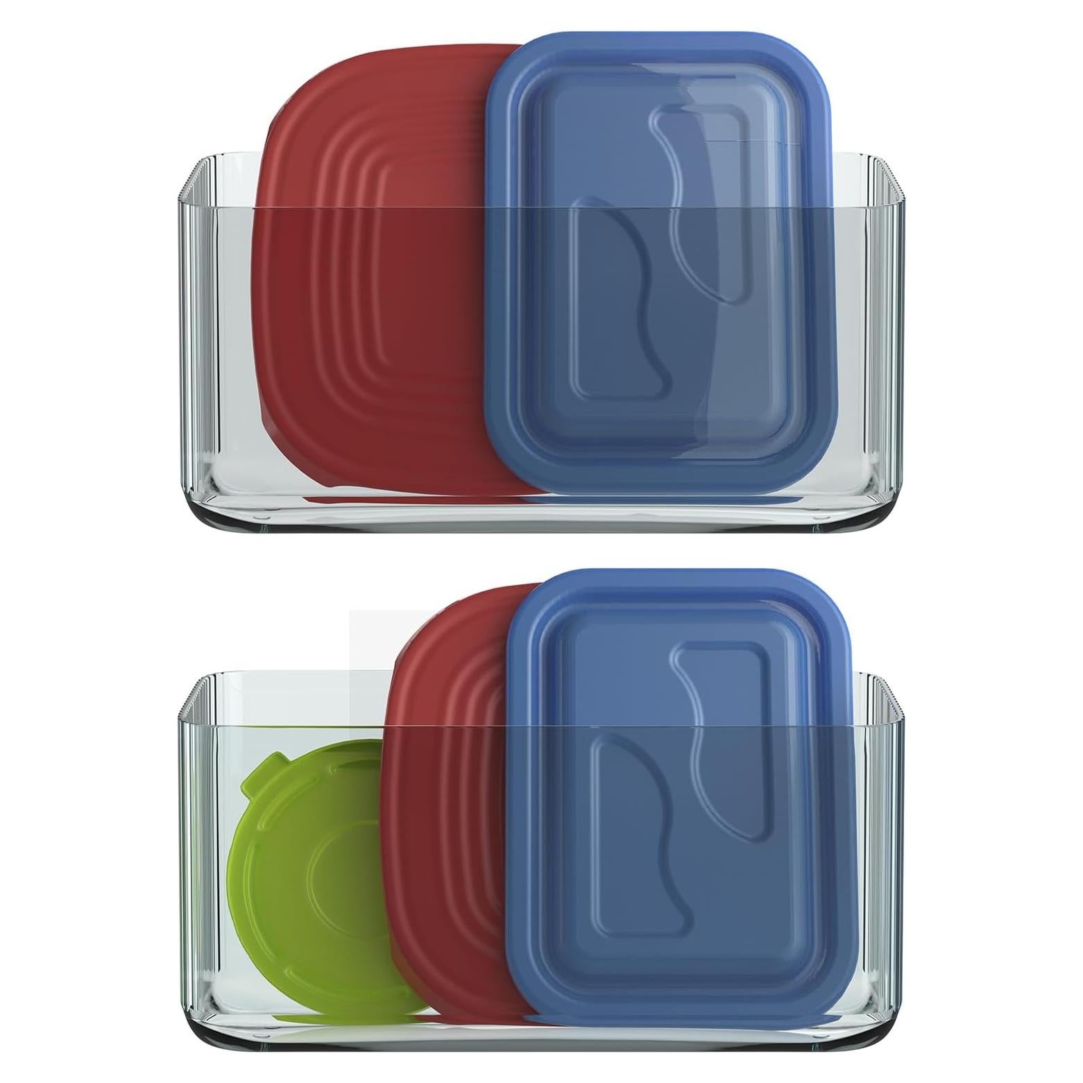 Organizador de Tapas MaraFansie 2 Piezas Montaje en Pared