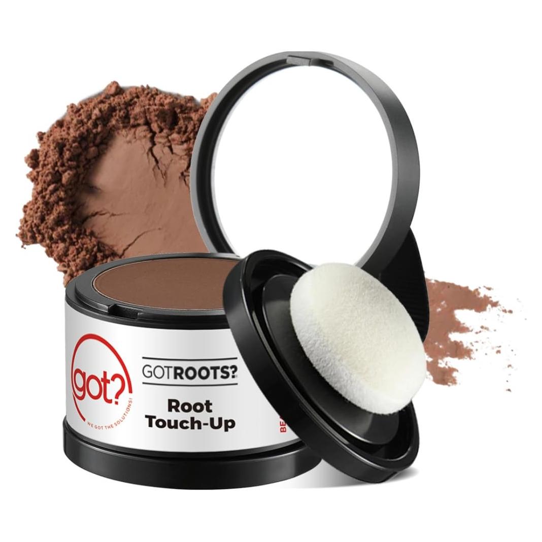 Polvo Retoque Raíces Got? Castaño 0.14 OZ - Cobertura Canas