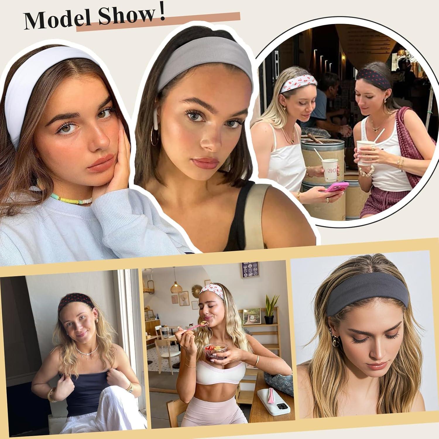 Cintas para la cabeza TERSE para mujeres - Estampado de cereza