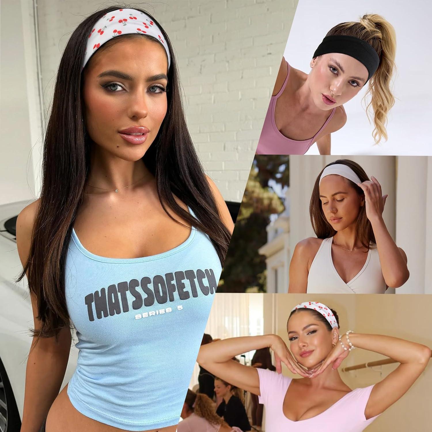 Cintas para la cabeza TERSE para mujeres - Estampado de cereza