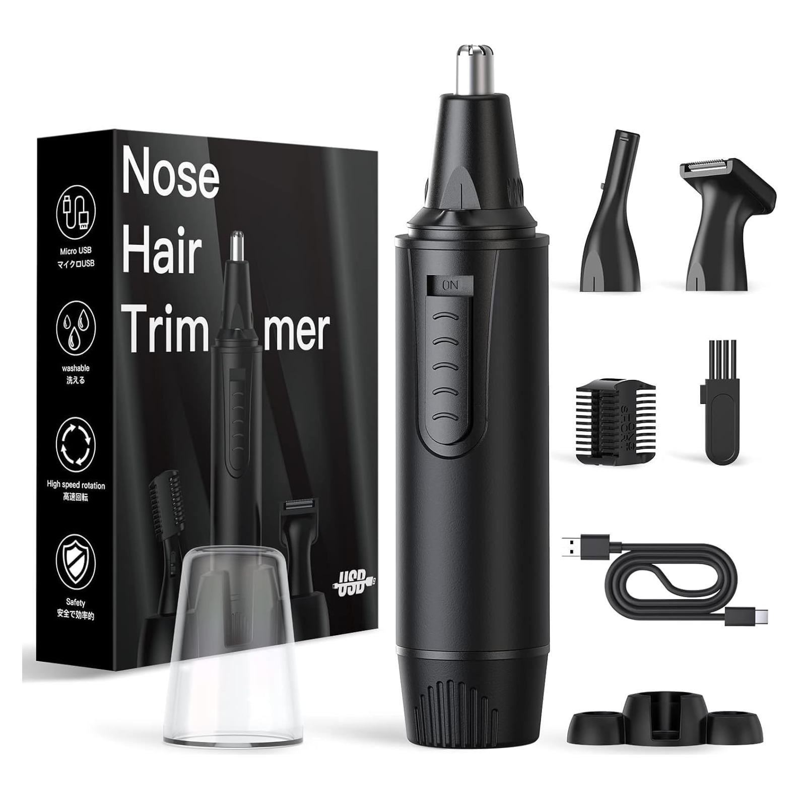 Recortador de Vello Nasal y Orejas XOOMRSCP Recargable USB-C