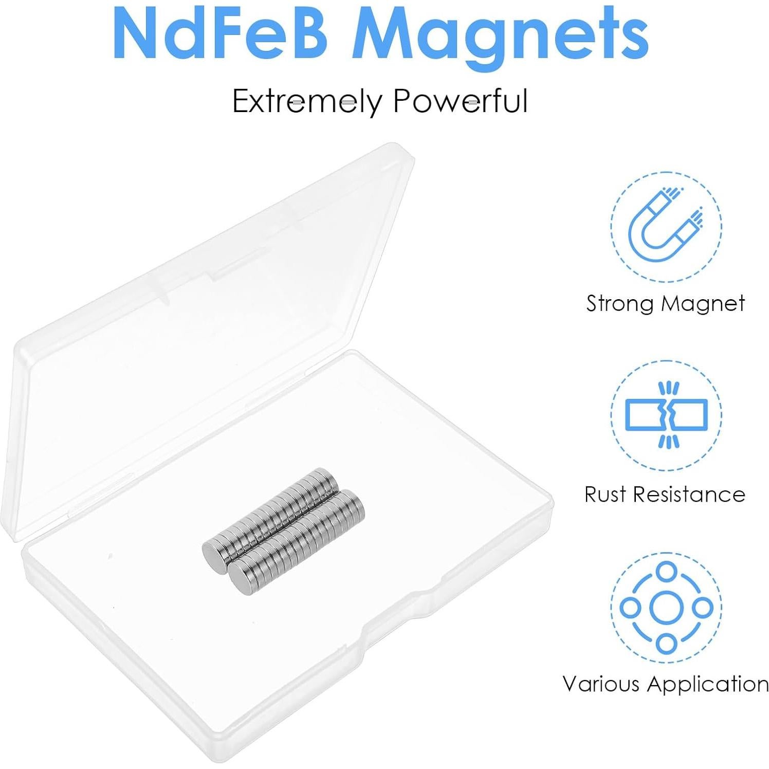 36 Piezas Imán Neodimio Gjinxi 9x2mm Plata para Manualidades