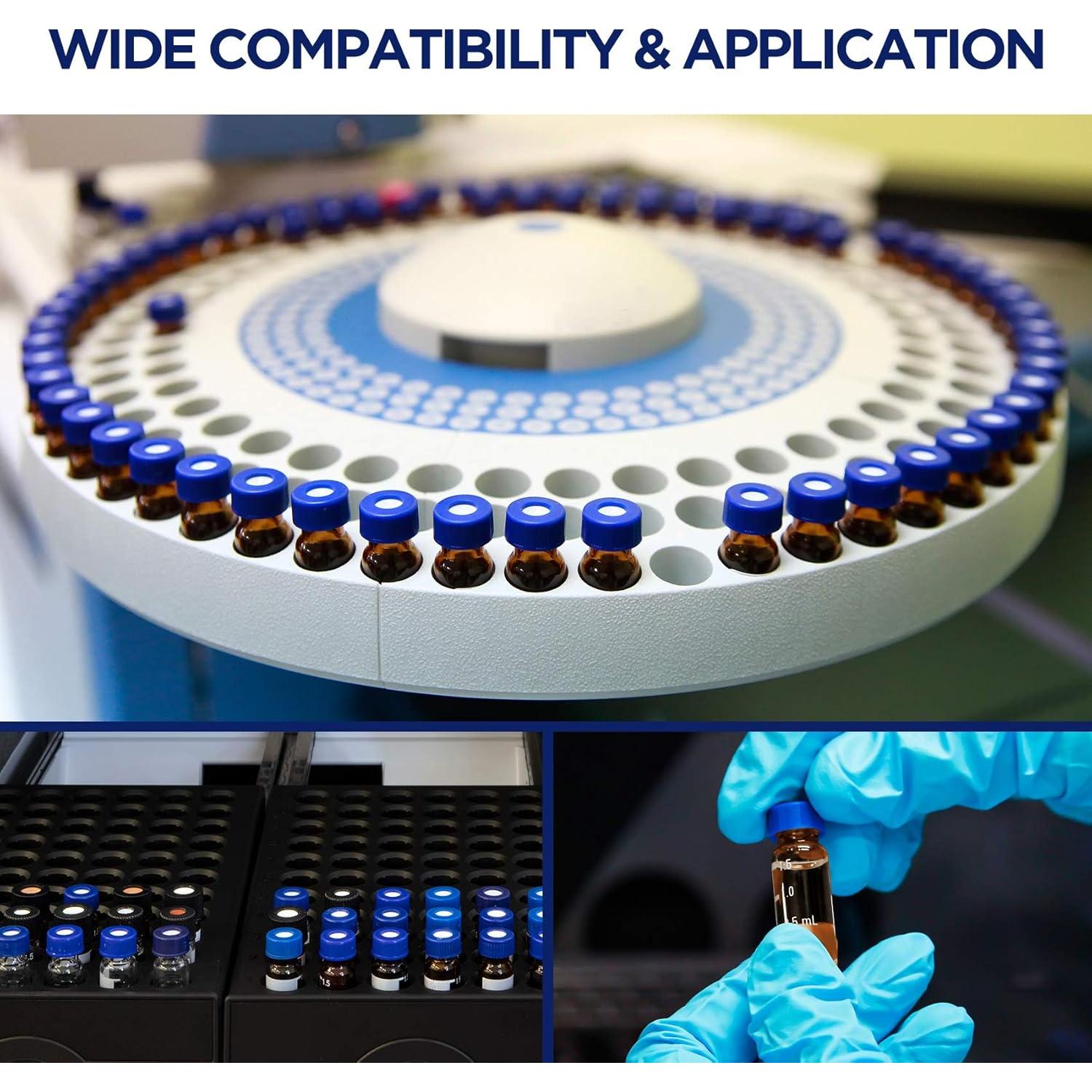 Viales de autosampler 2mL Alberts Filter con tapa 9-425