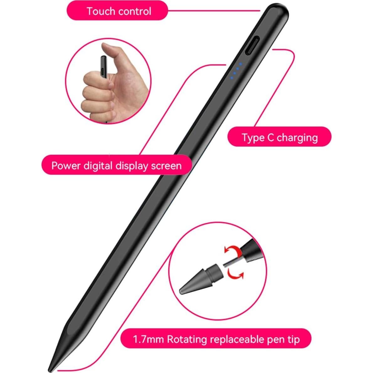 Lápiz Estilográfico Albomao Negro para Pantallas Táctiles