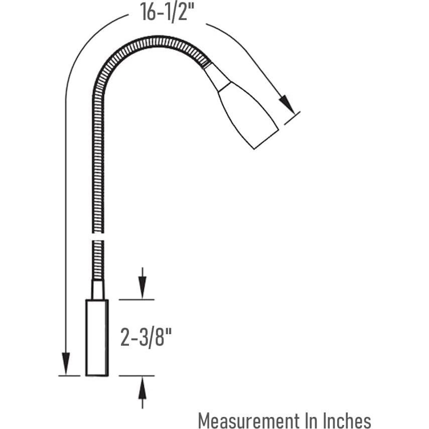 Paquete de 2 Lámparas de Lectura LED Obeaming 12V Regulables