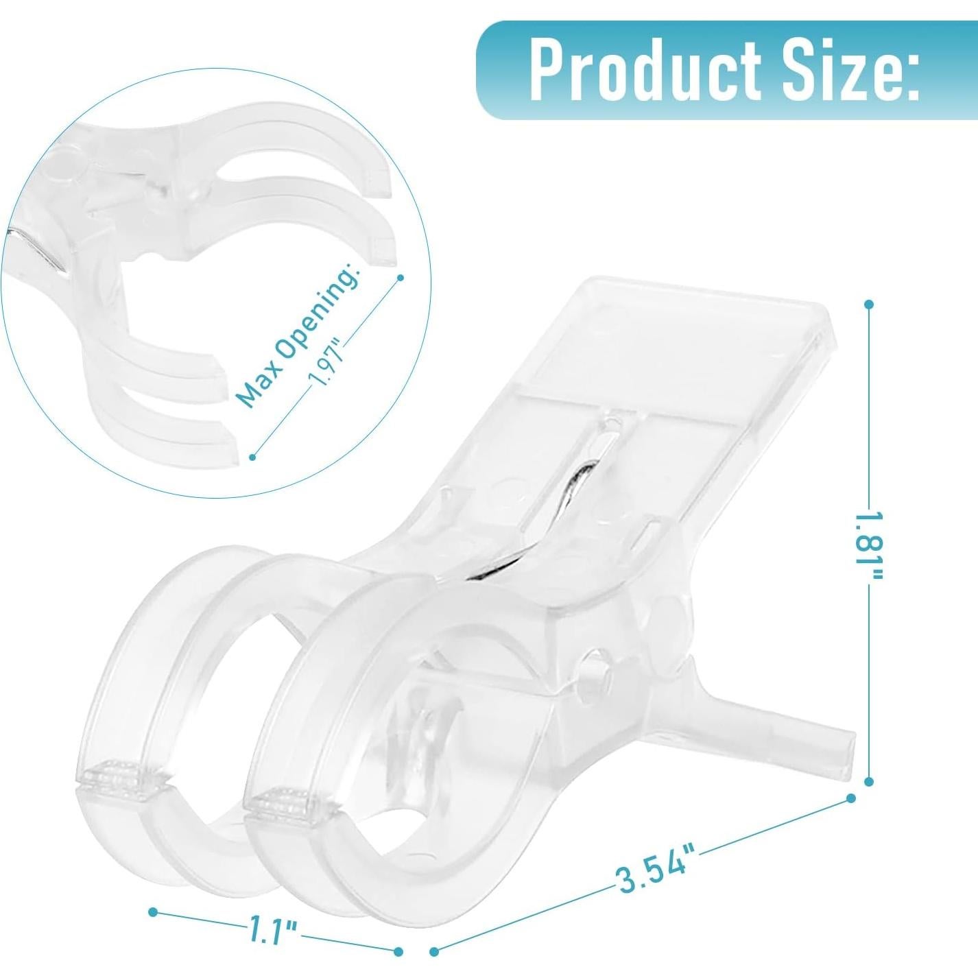 Pinzas para Toallas de Playa Lzttyee - Set de 8 Clips Antiviento