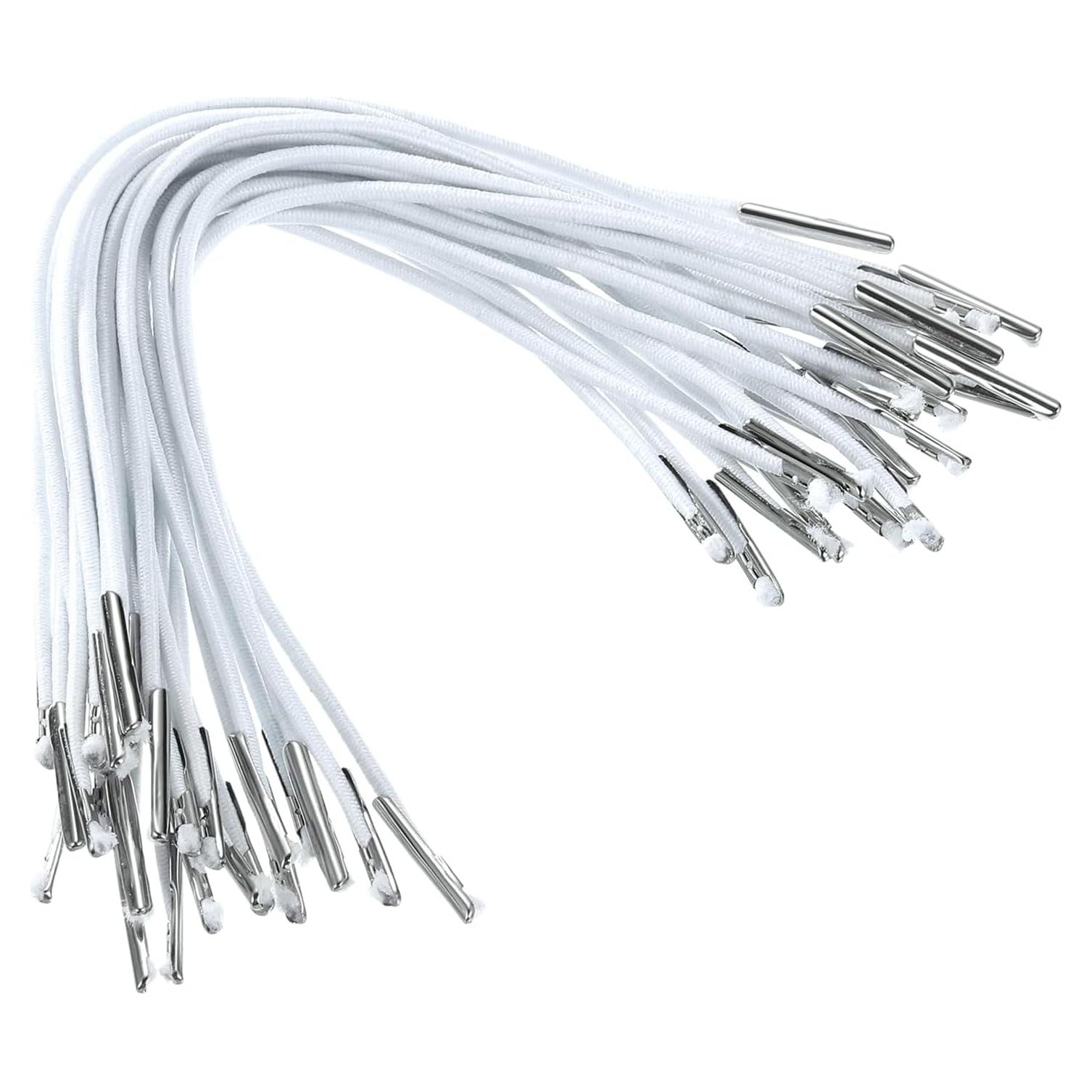 Cuerda Elástica PATIKIL 16.5cm 50 Pcs con Barbas para Manualidades