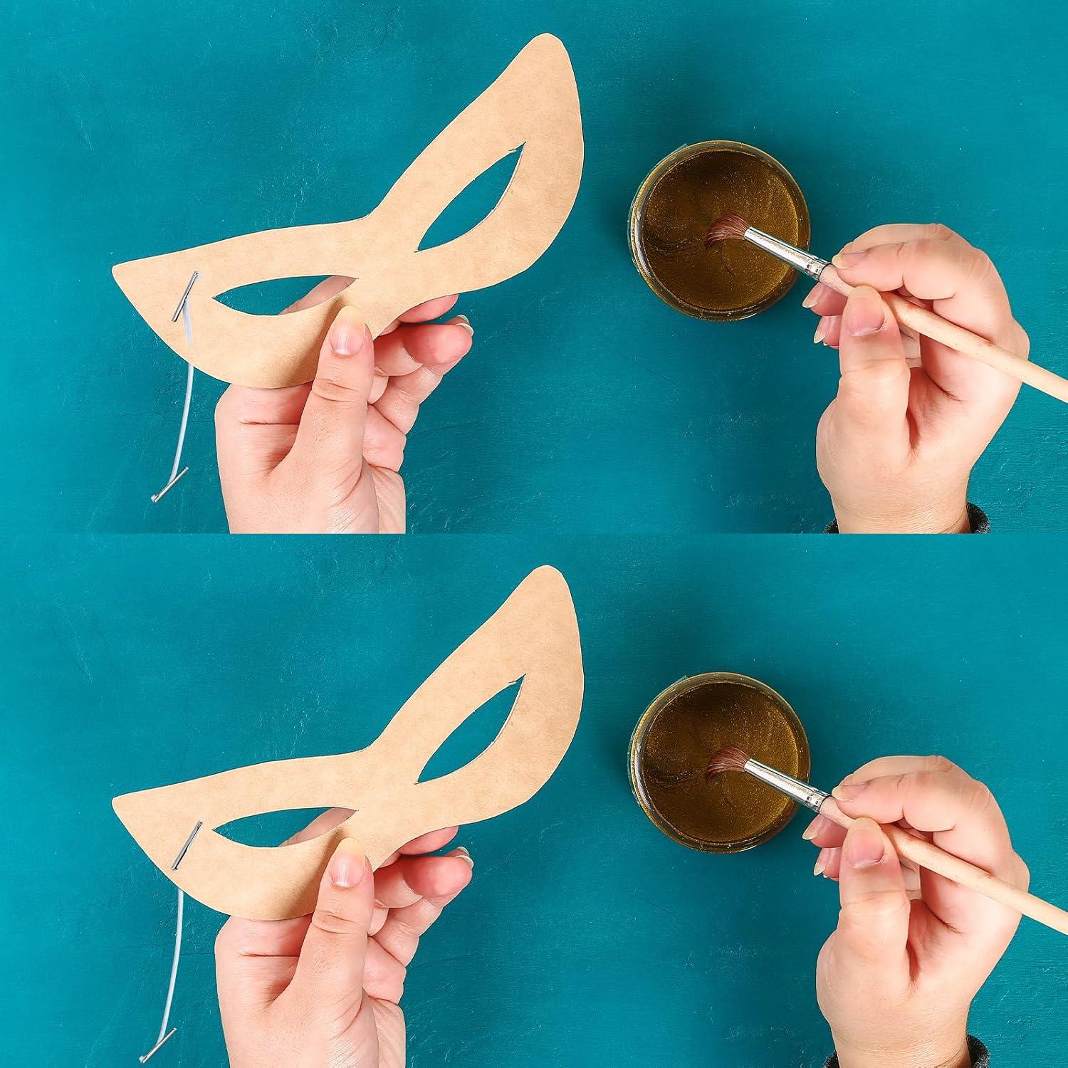 Cuerda Elástica PATIKIL 16.5cm 50 Pcs con Barbas para Manualidades