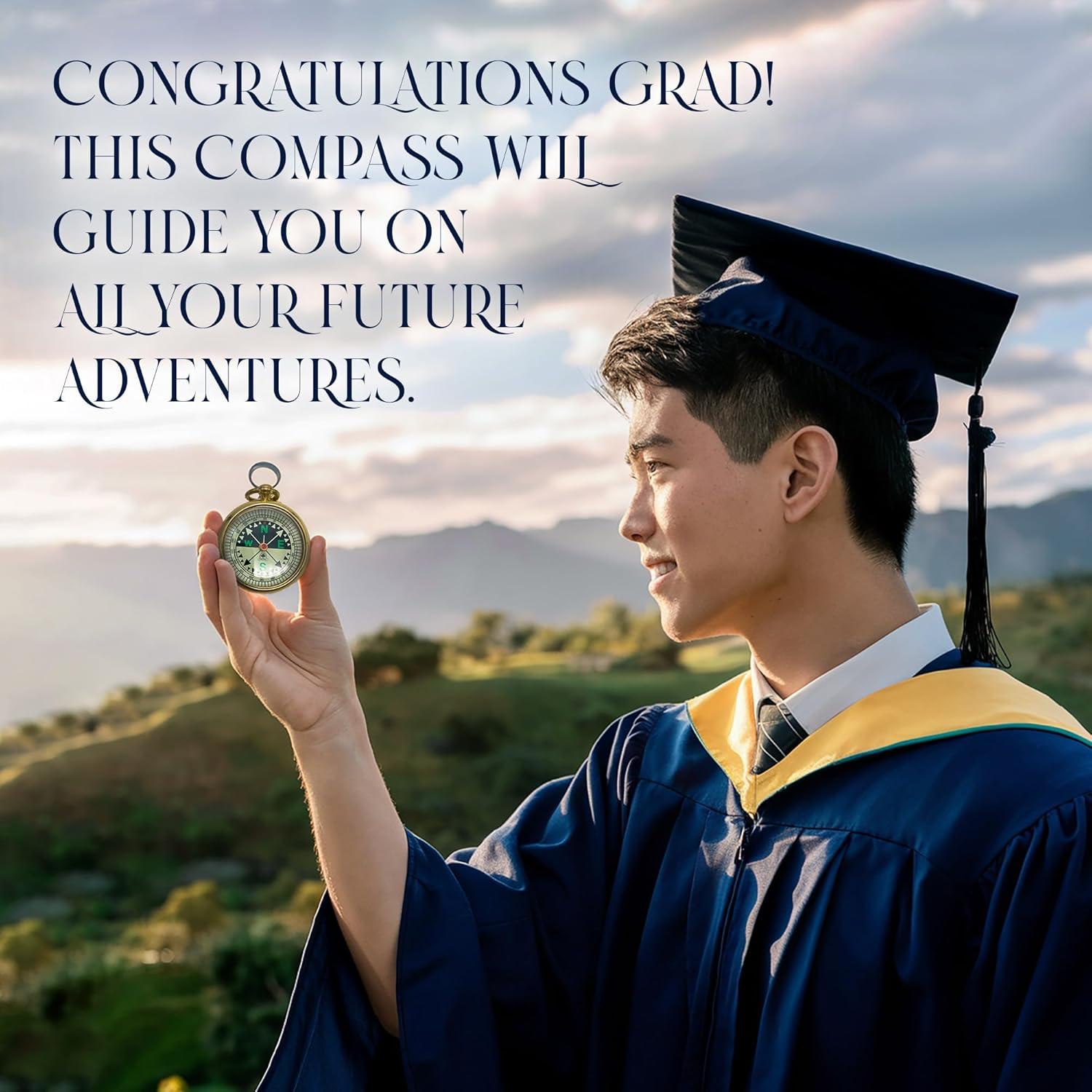 Brújula OakiWay Dream Chaser en Caja de Madera - Regalo Inspirador