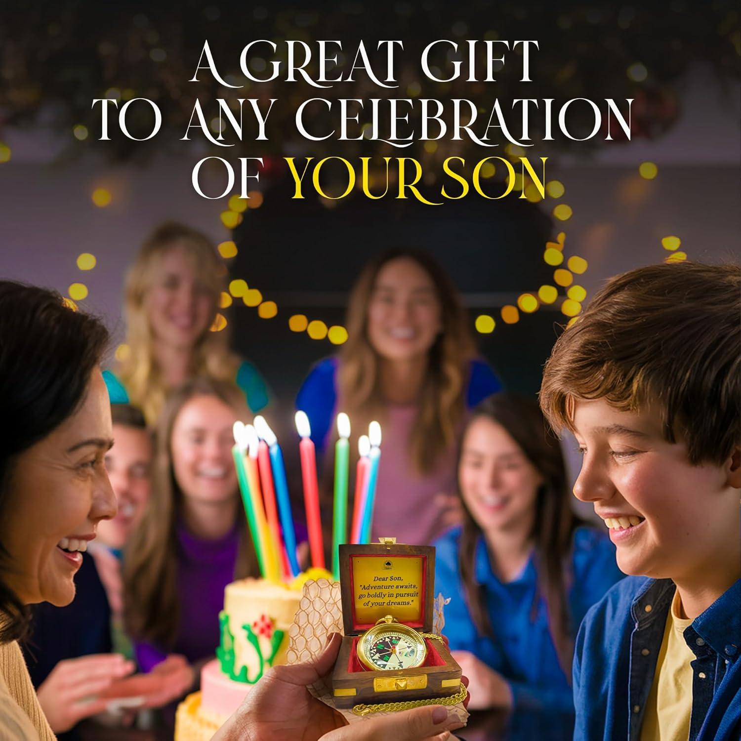 Brújula OakiWay Dream Chaser en Caja de Madera - Regalo Inspirador