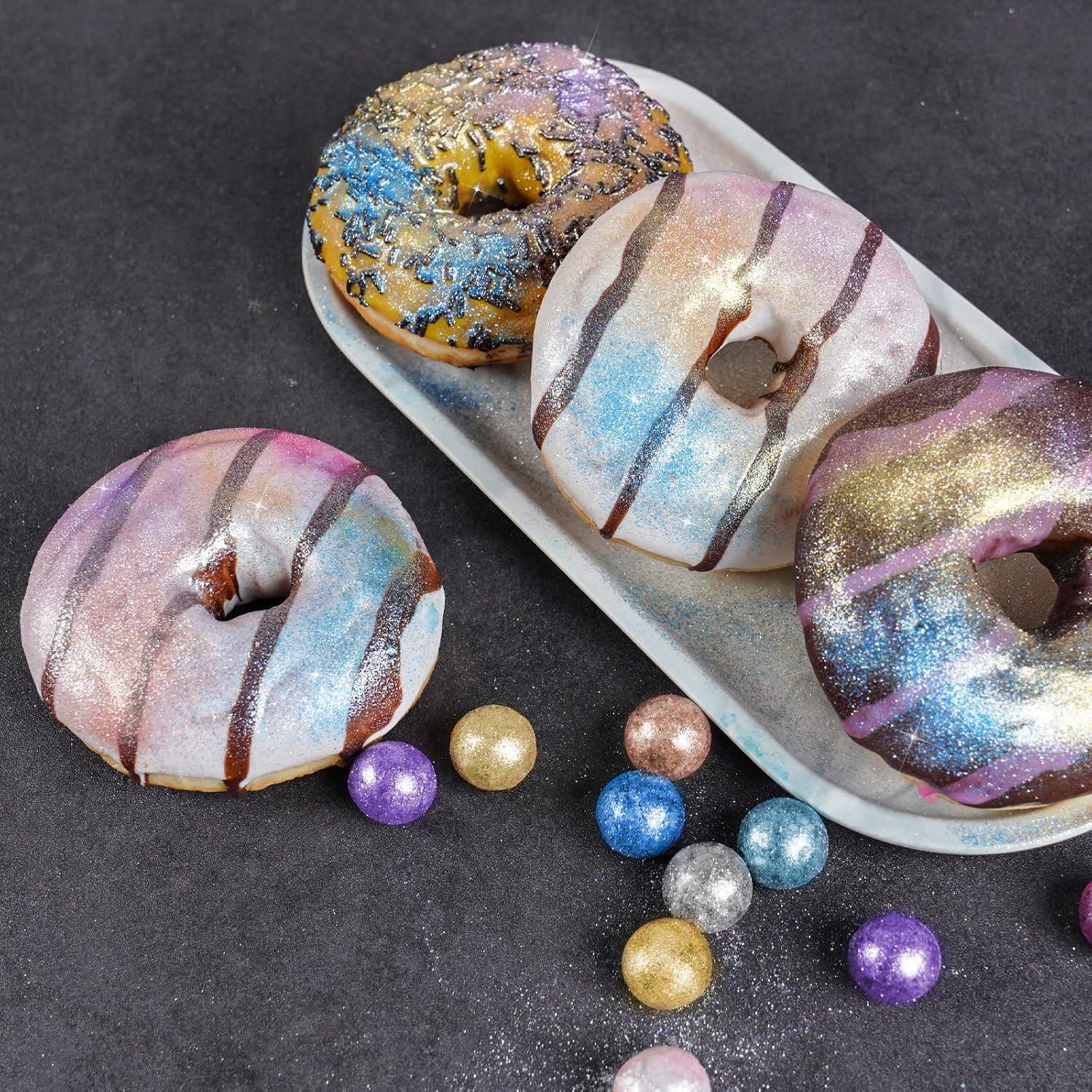 Polvo Brillante Comestible NiHome 5g Negro para Decorar Alimentos