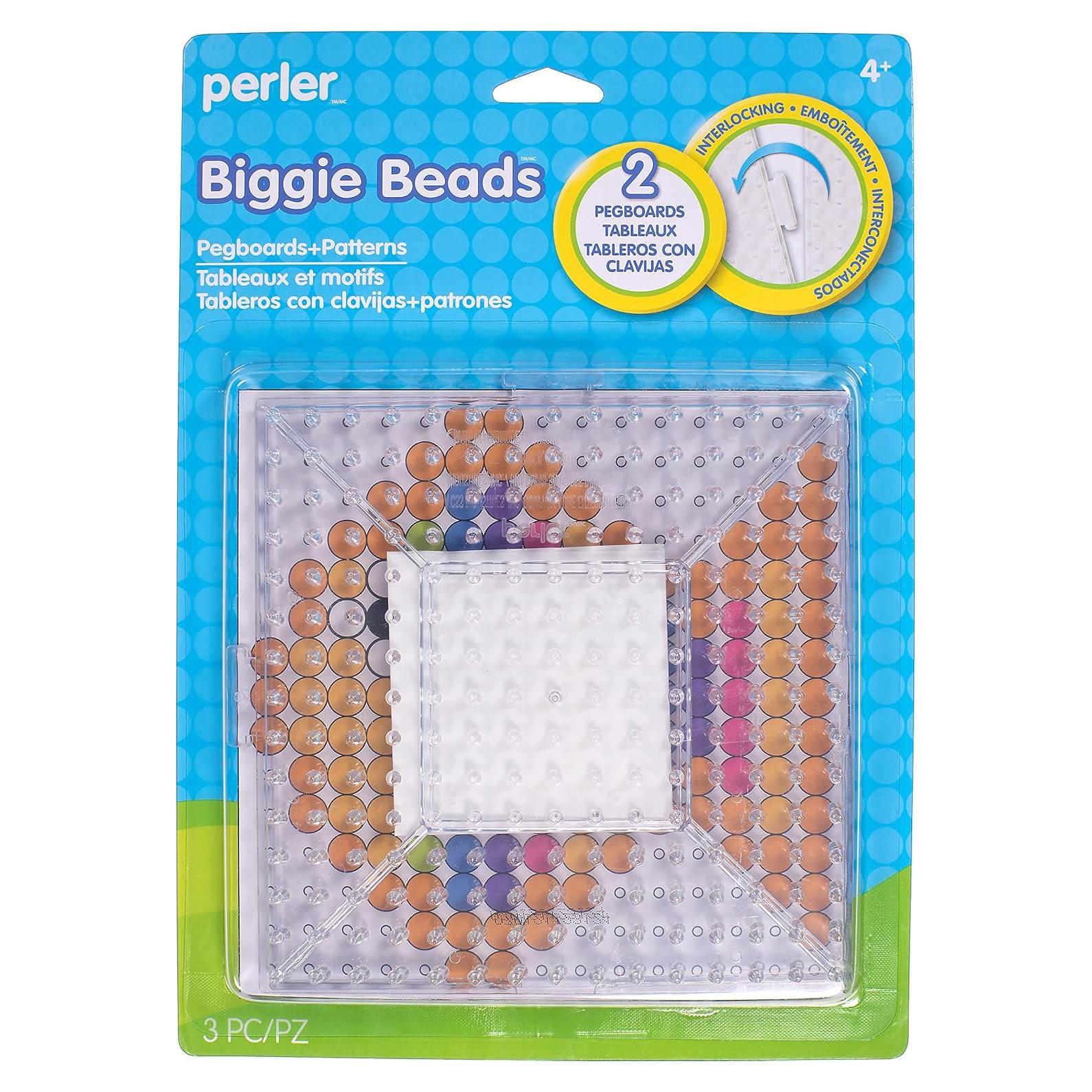 Tableros de Perforación Perler Biggie Beads 3 pcs 26.6x19 cm