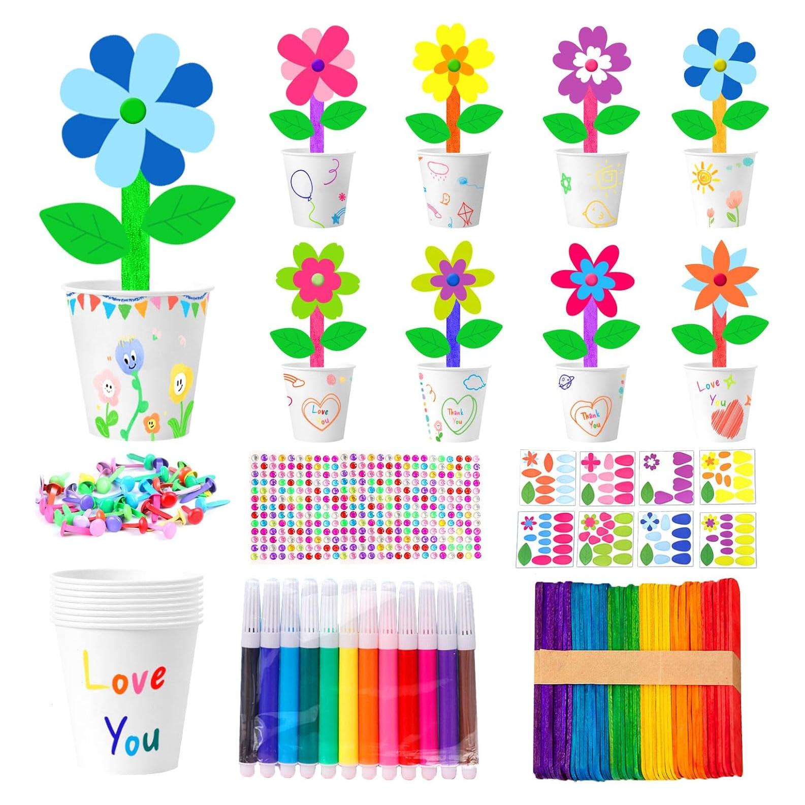 Kit de Manualidades de Flores Cinrobiye 30 Piezas DIY