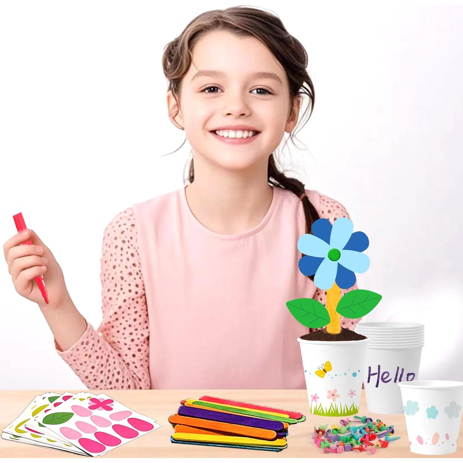 Kit de Manualidades de Flores Cinrobiye 30 Piezas DIY