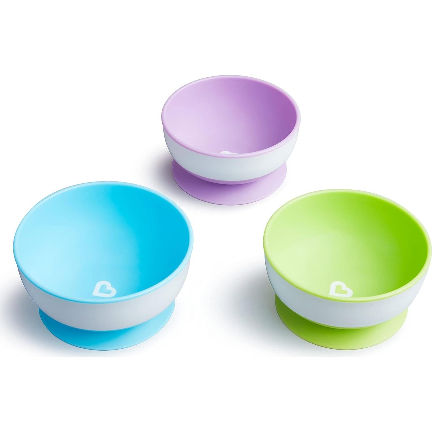 Tazones de Succión Munchkin para Bebés - Paquete de 3