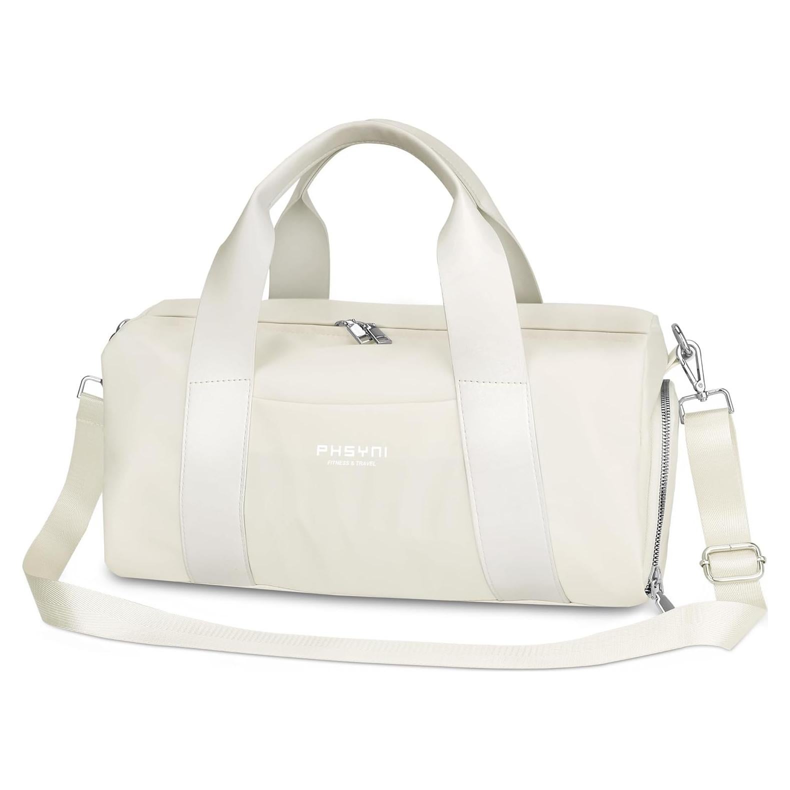 Bolsa de Gimnasio Compacta PHSYNI Beige 40.6x19.1x20.3cm