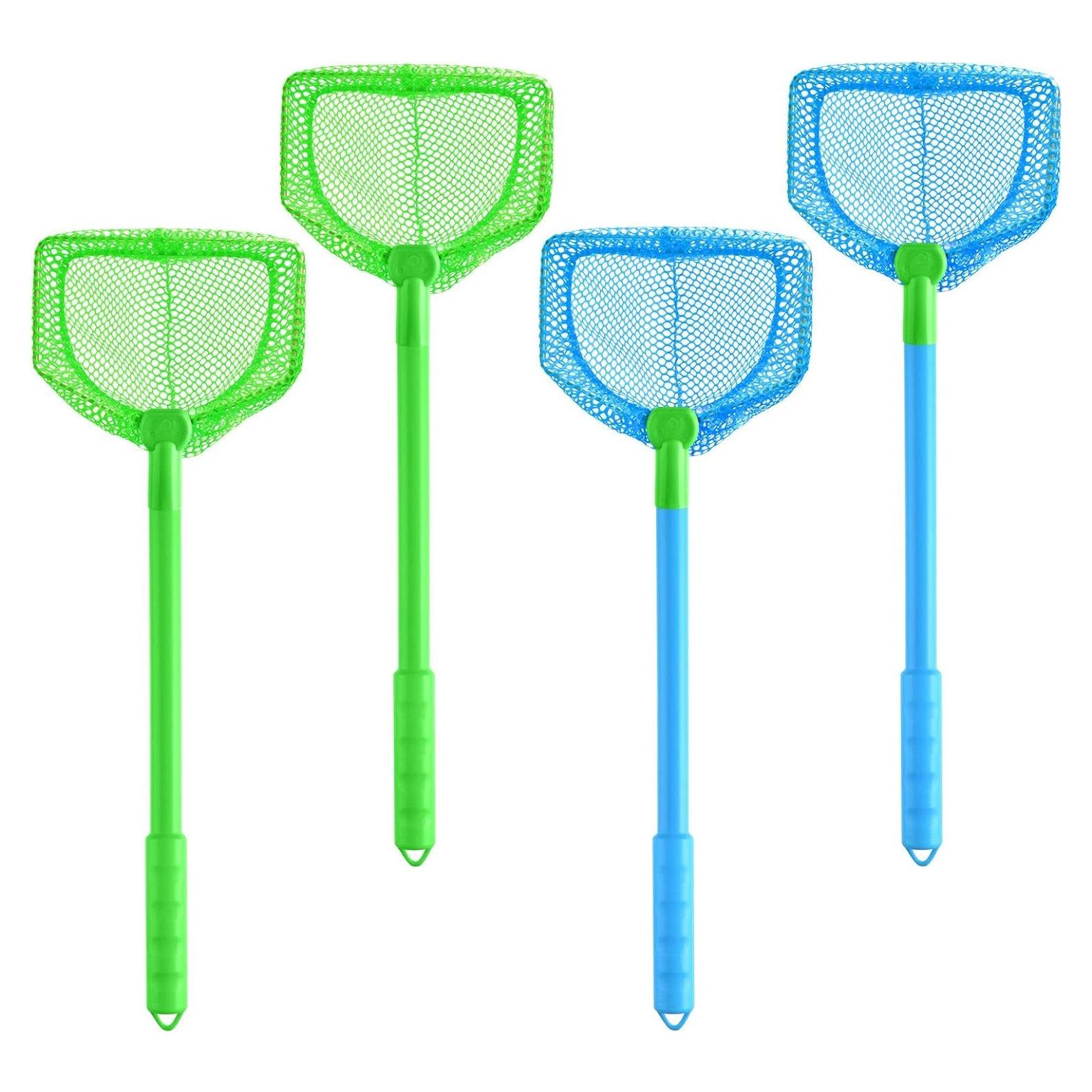 Redes de Pesca para Niños Coopay 4 Piezas Colores Vivos