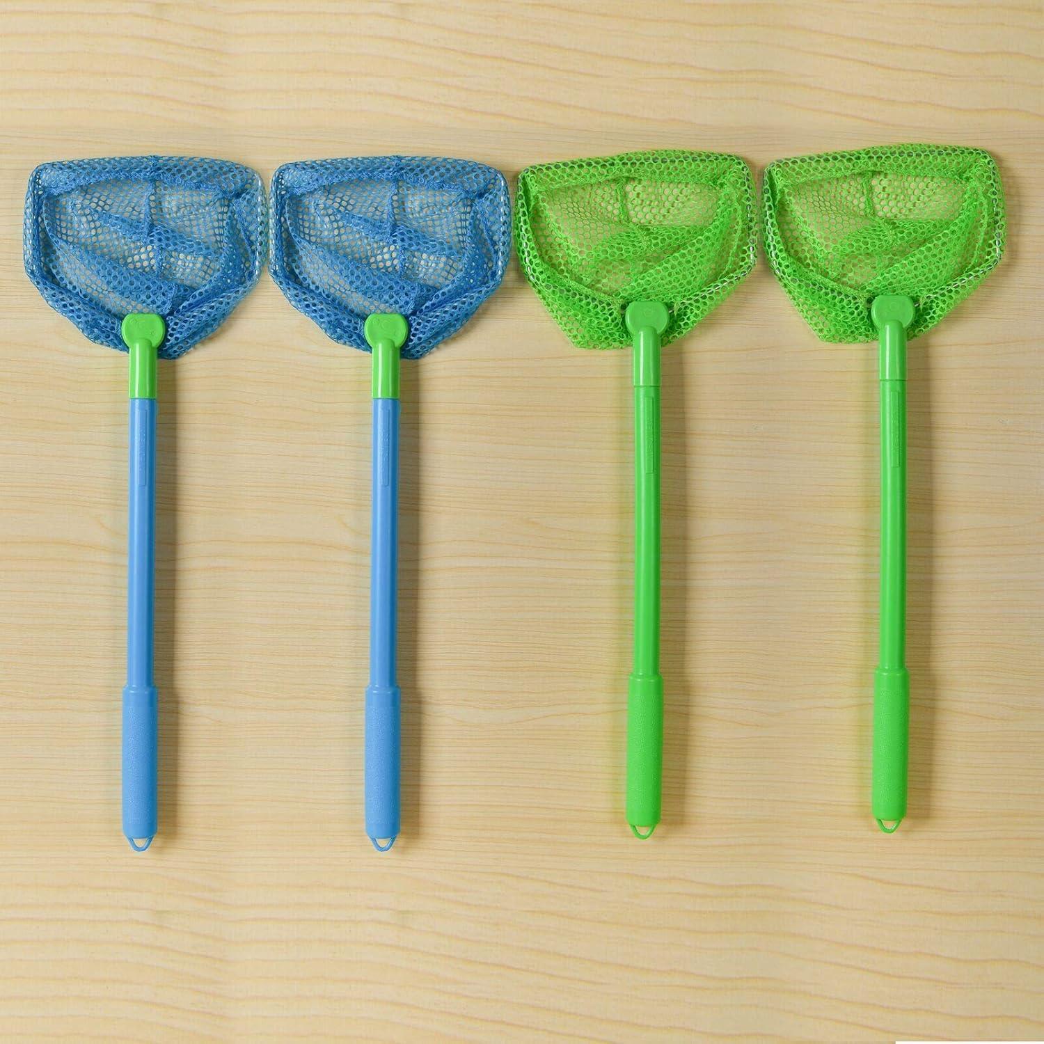 Redes de Pesca para Niños Coopay 4 Piezas Colores Vivos