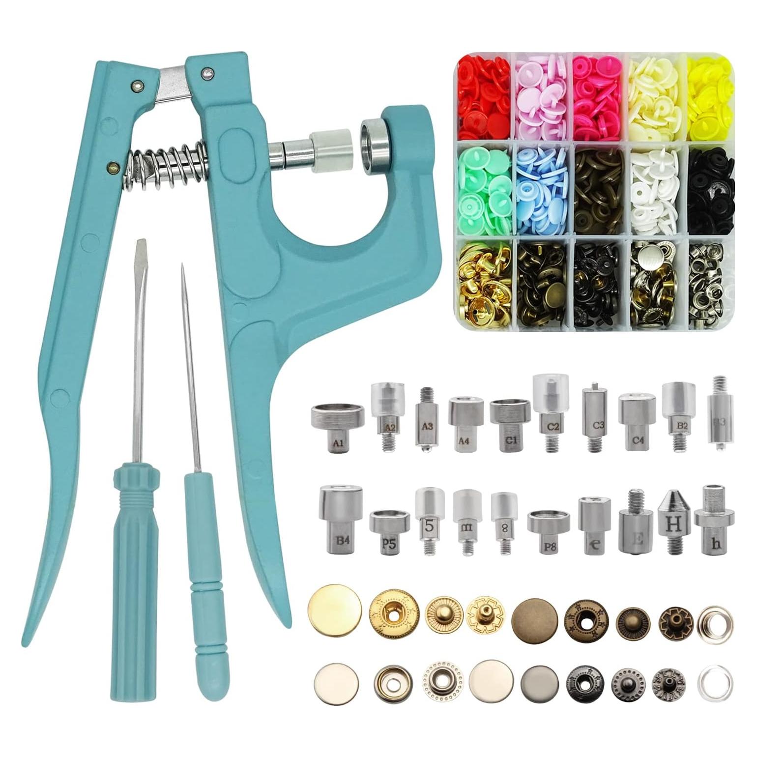 Kit de Broches de Costura Ryanwujiji con Alicates y 160 Piezas