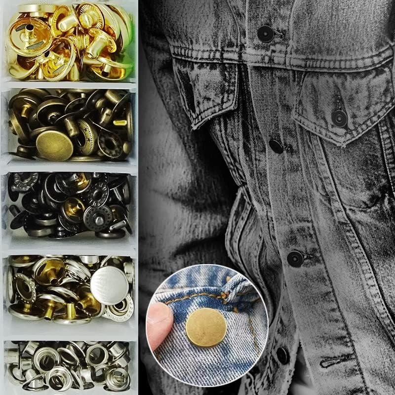 Kit de Broches de Costura Ryanwujiji con Alicates y 160 Piezas