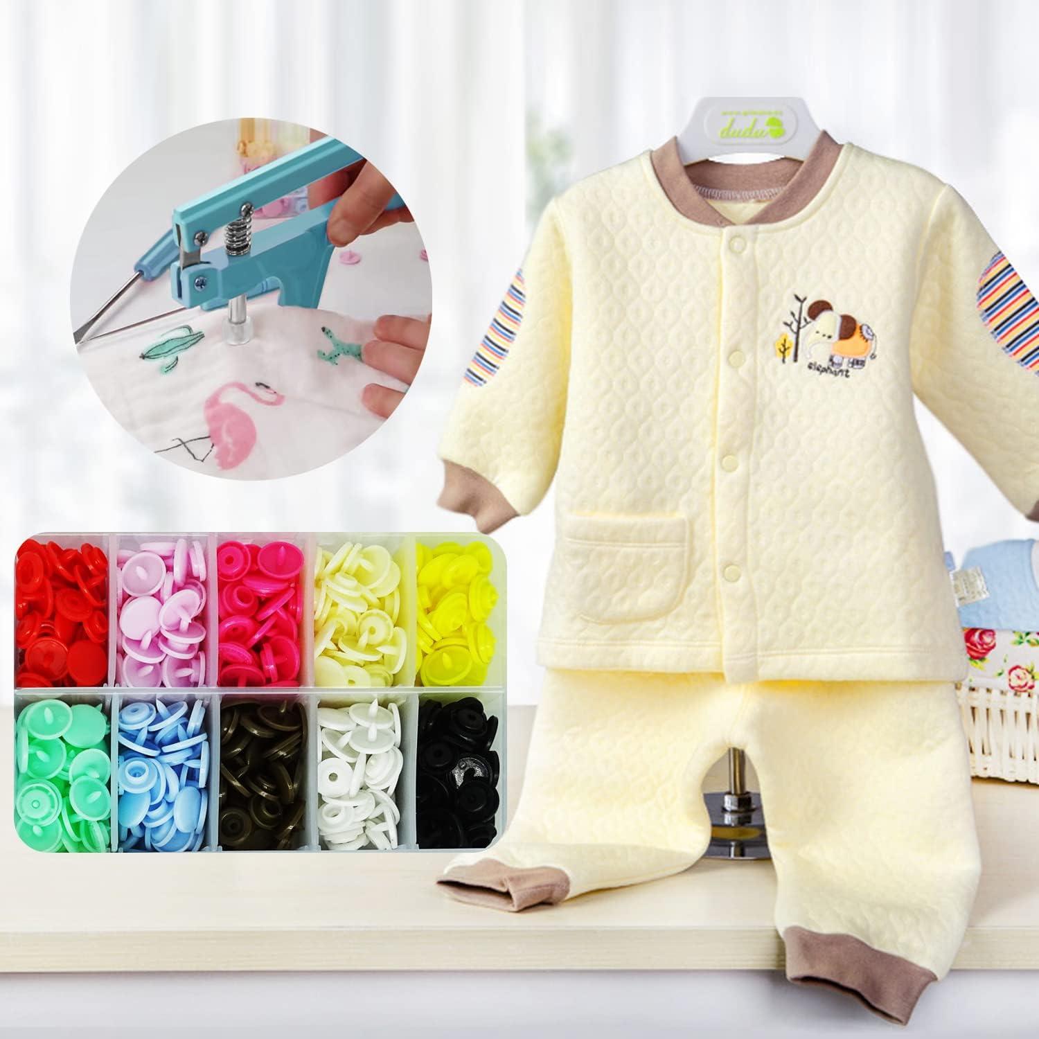 Kit de Broches de Costura Ryanwujiji con Alicates y 160 Piezas