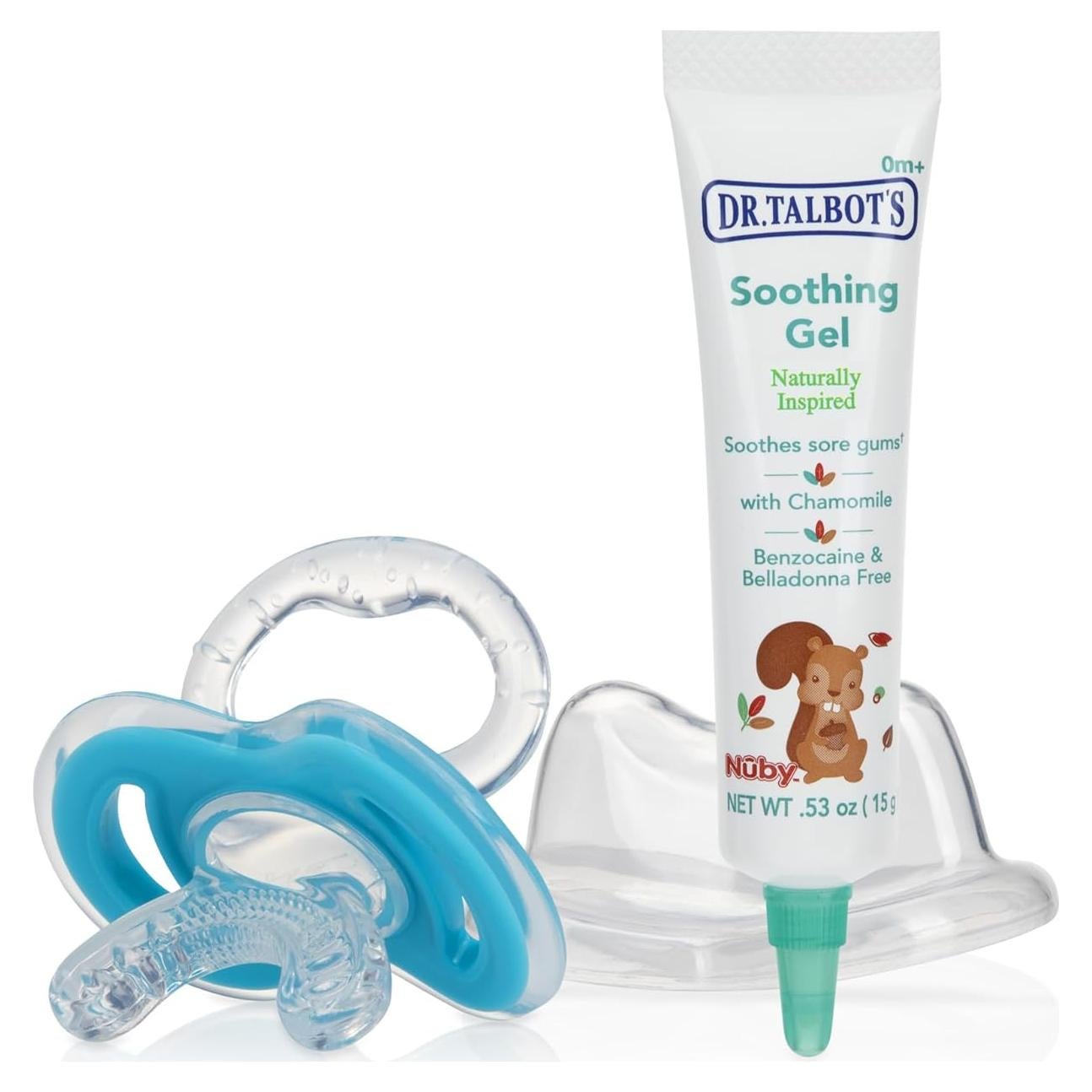 Gel Calmante Dr. Talbot + Mordedor Silicona Gum-EEZ - 2 Piezas