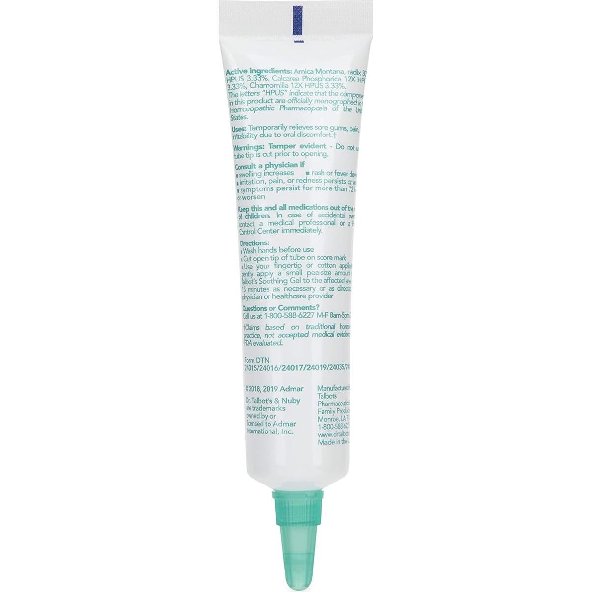 Gel Calmante Dr. Talbot + Mordedor Silicona Gum-EEZ - 2 Piezas