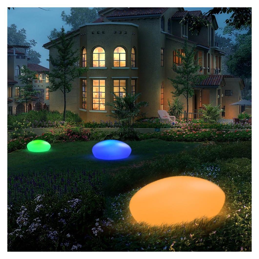 Luz Solar de Jardín Blibly RGB Impermeable 1pc 0.6W