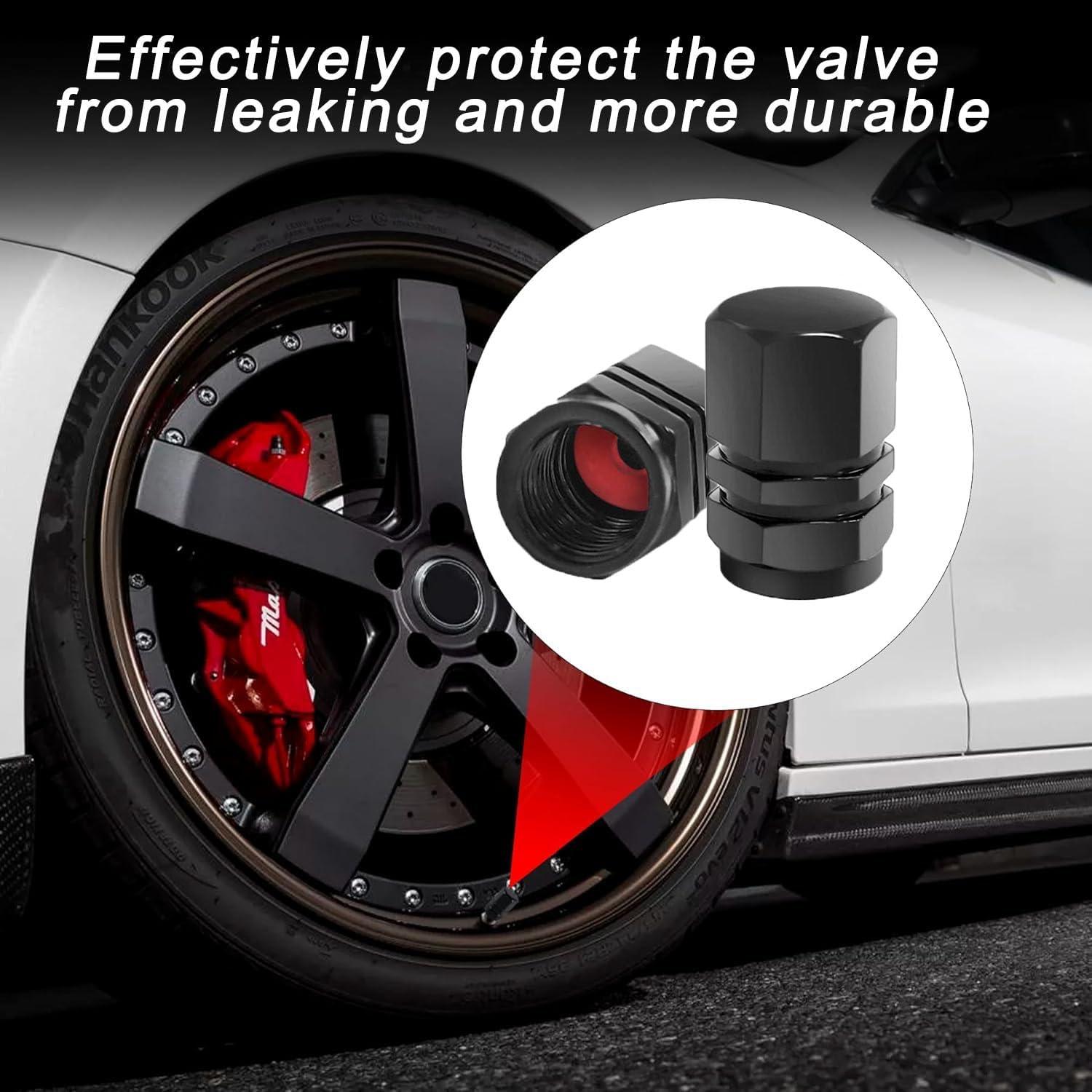 50 Tapones de Válvula de Neumático Z-oneMart Hexagonales