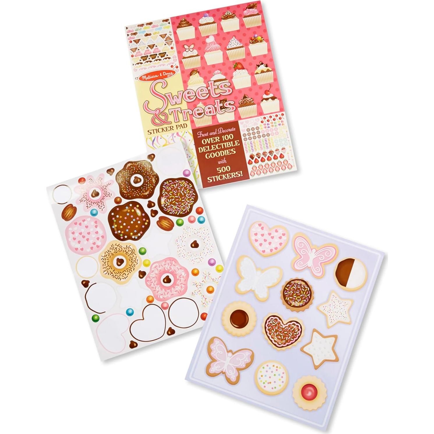 Cuaderno de Pegatinas Melissa & Doug Dulces 500 Stickers