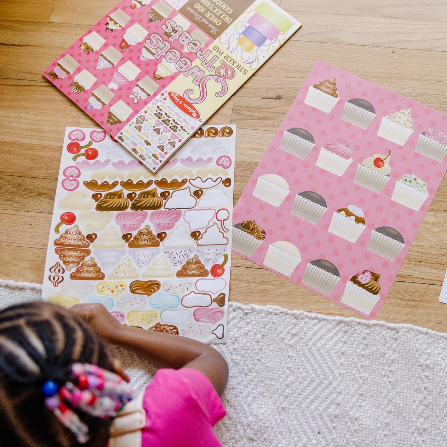 Cuaderno de Pegatinas Melissa & Doug Dulces 500 Stickers