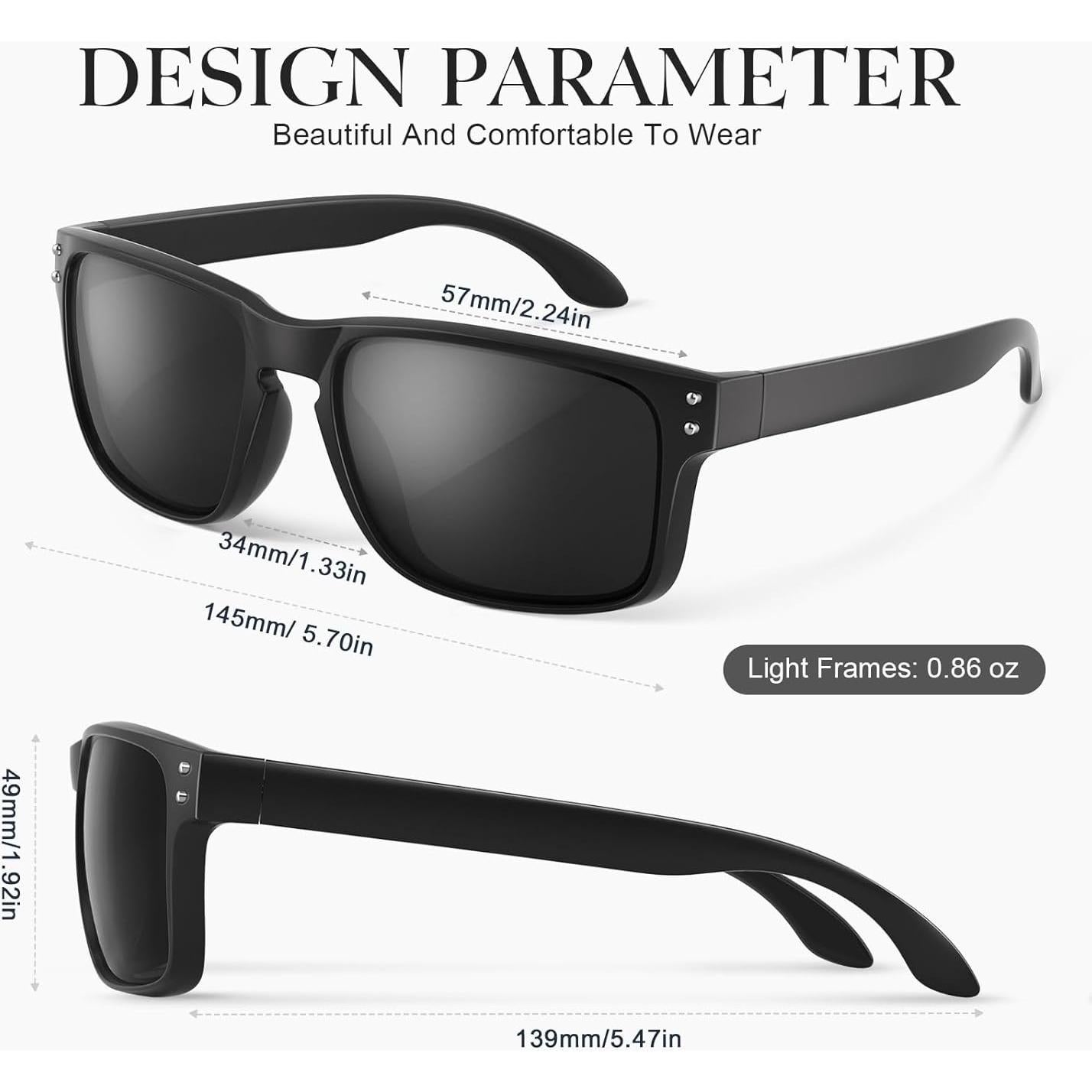 Gafas de sol polarizadas Gesruny para hombres y mujeres UV400