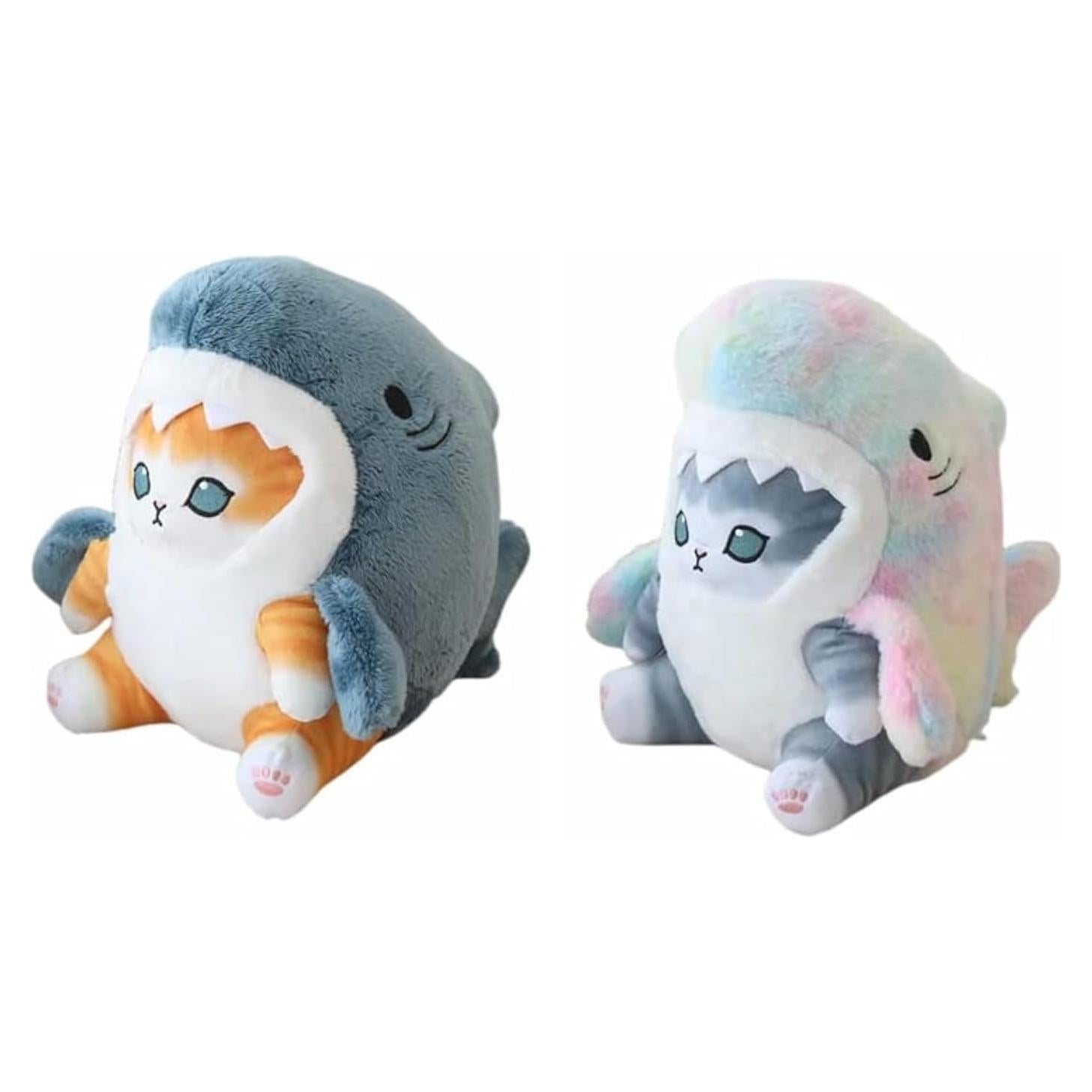 Juguete de Peluche Gato Tiburón DSWUJHI 20 cm Colorido