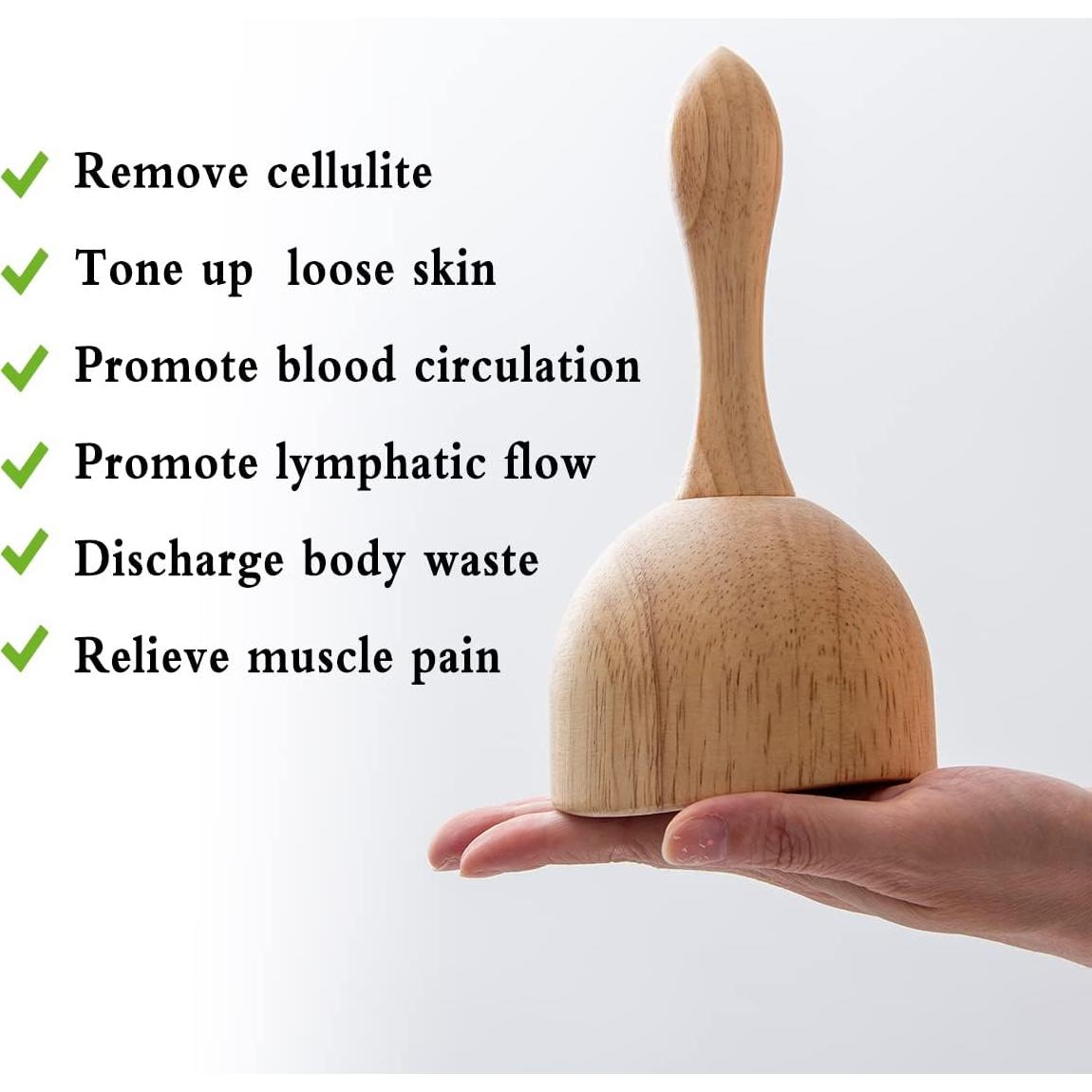 Copa de Terapia de Madera Xukele para Drenaje Linfático