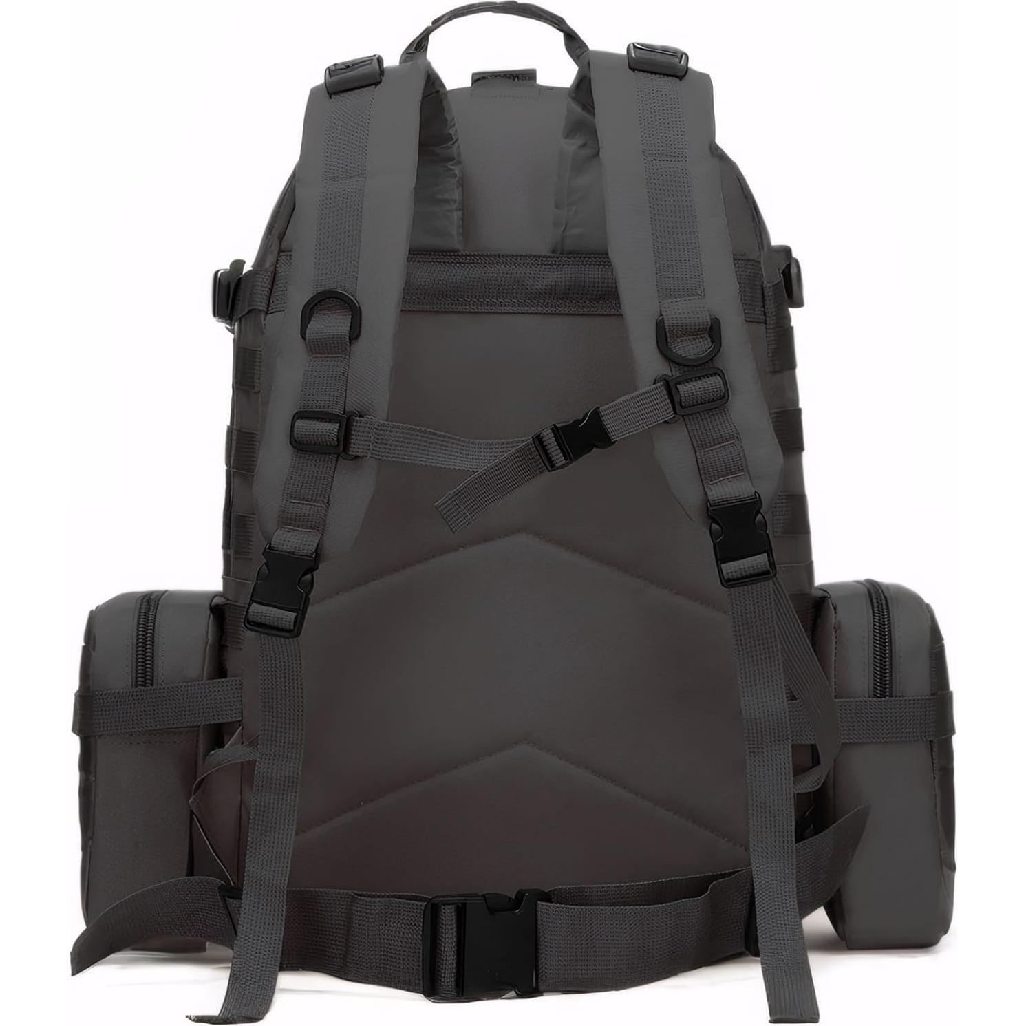 Mochila Táctica Militar Fortune Edge 60L Impermeable Negra